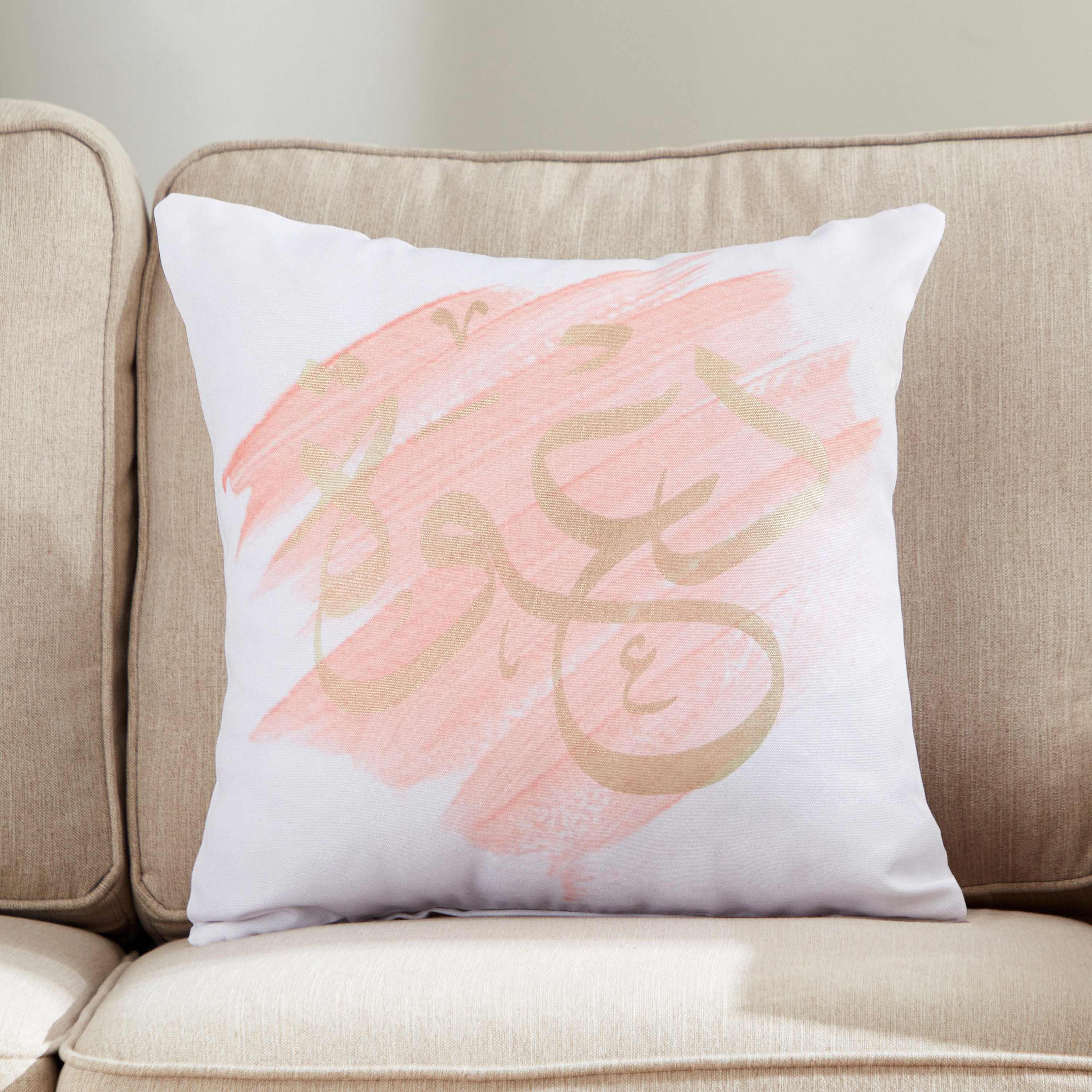 Etasa Blessed Foil and Digital Printed Cushion Cover - 45x45 cm-hbxhomeware-cushionsandcovers-cushioncovers-image-1