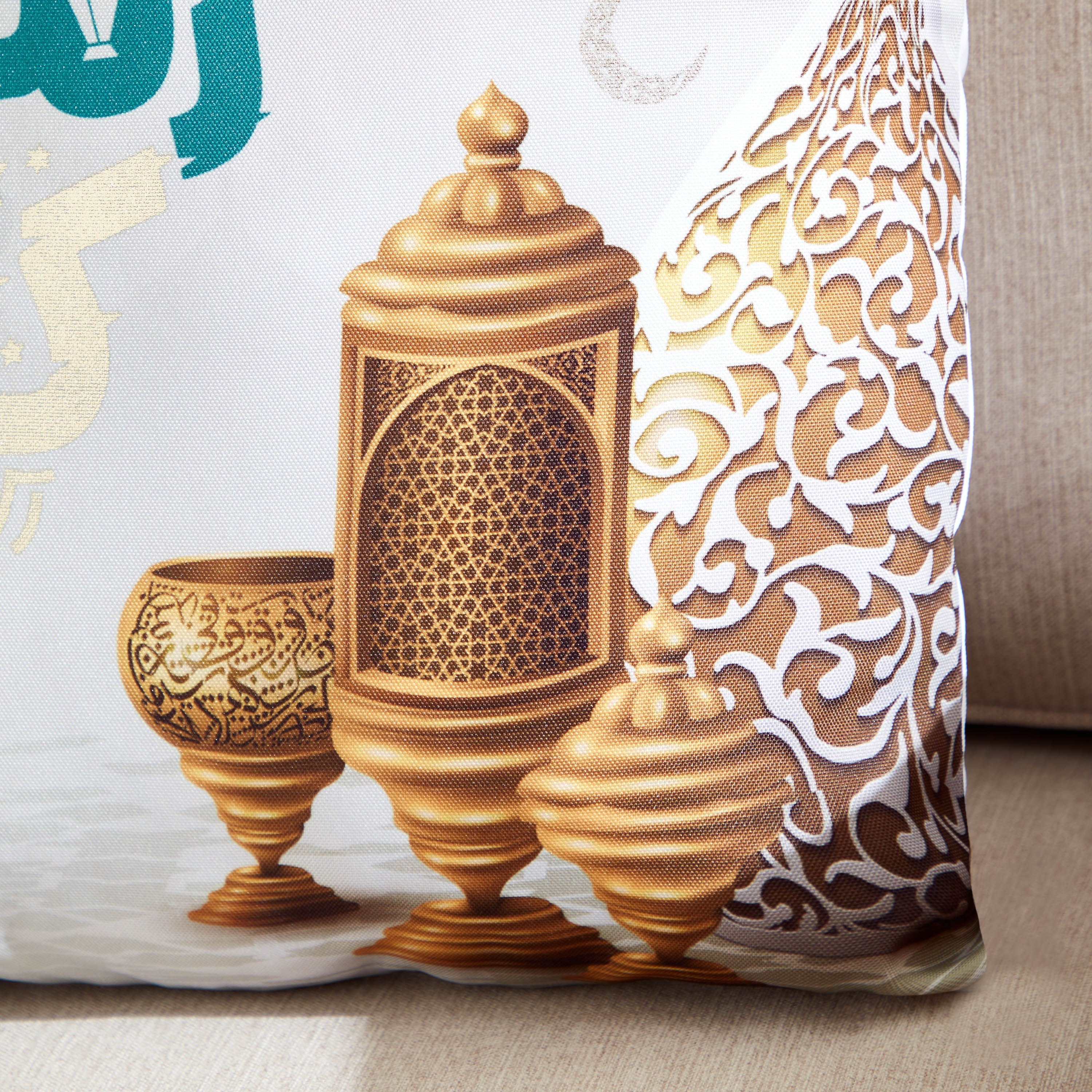 غطاء وسادة بطبعات رقميّة ورقائق فويل رمضان كريم - ايتاسا - 45x45 سم-hbxhomeware-cushionsandcovers-cushioncovers-image-2