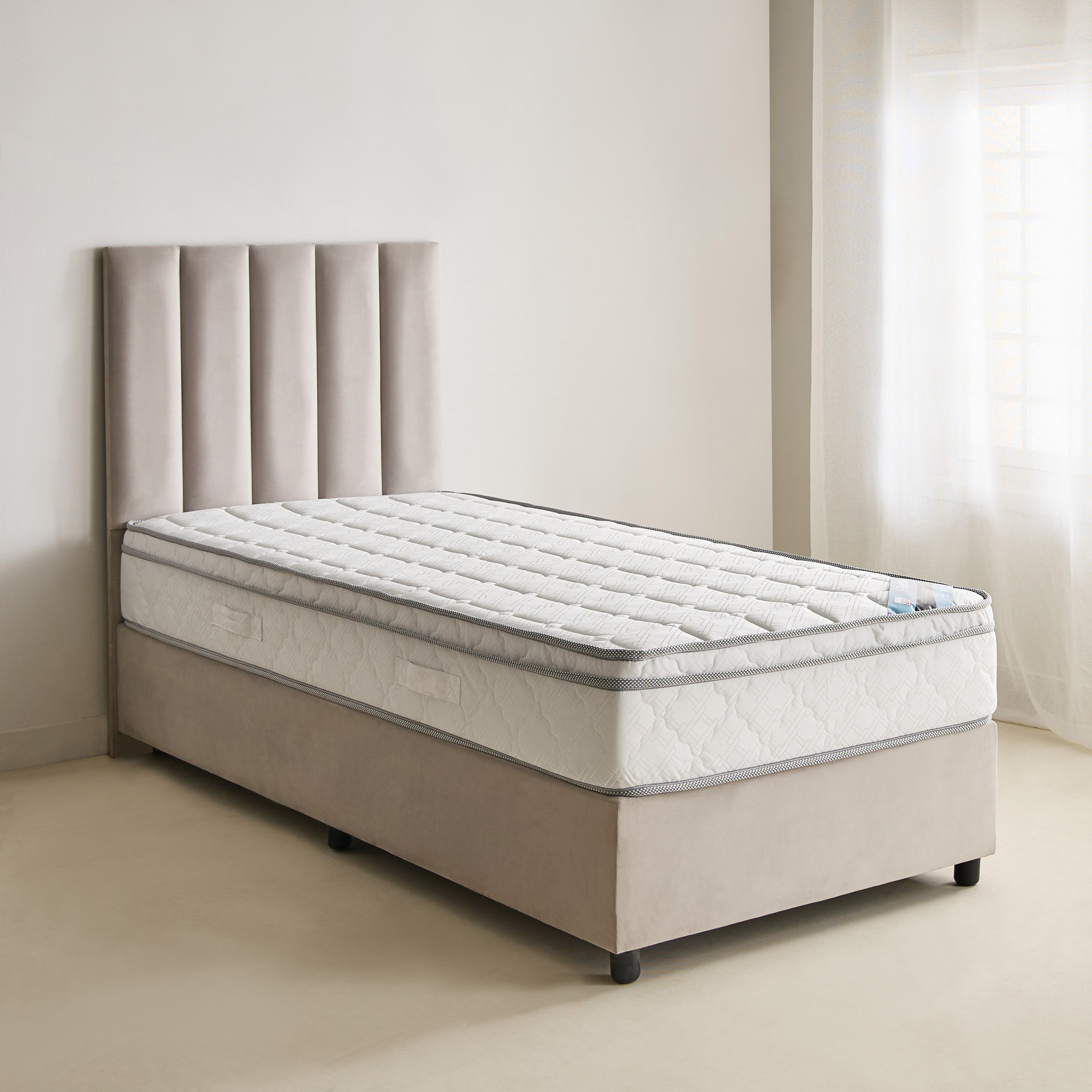 مرتبة فردية متوسطة الصلابة بنوابض حلزونية وسطح صندوق من سليب نيست آي ريبوز - 90x190x24 سم-hbxfurniture-bedroom-mattresses-single-image-2