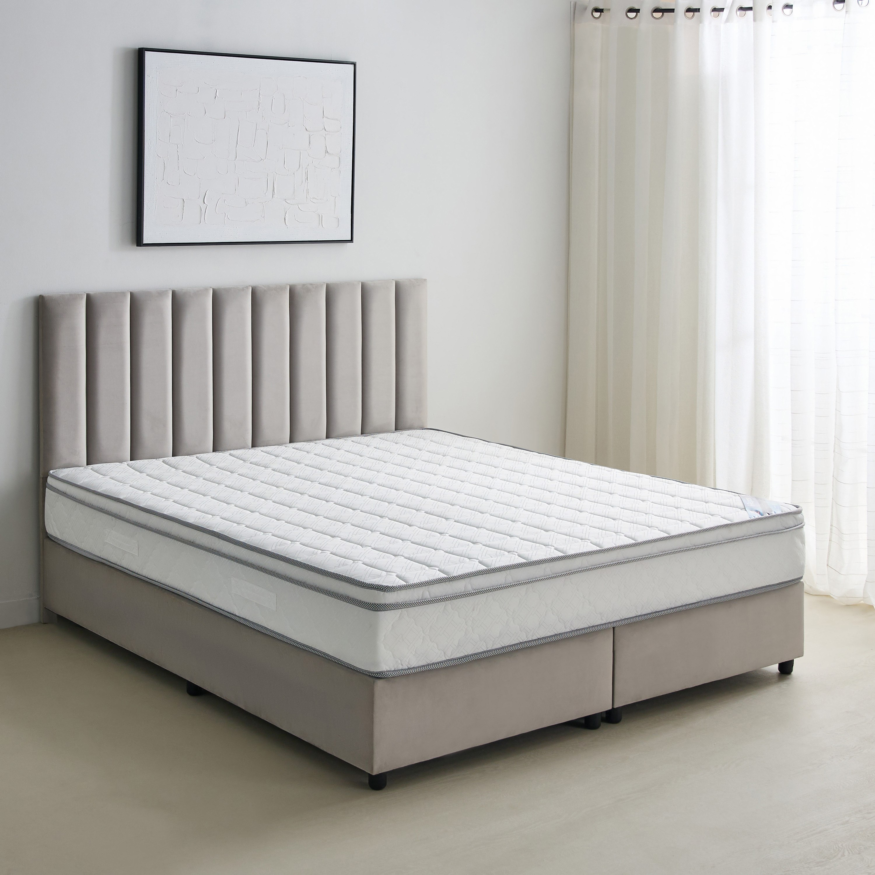 SleepNest iRepose Box Top Medium Firm Bonnell Spring Queen Mattress - 160x200x24 cm-hbxbedroom-mattresses-queen-image-2