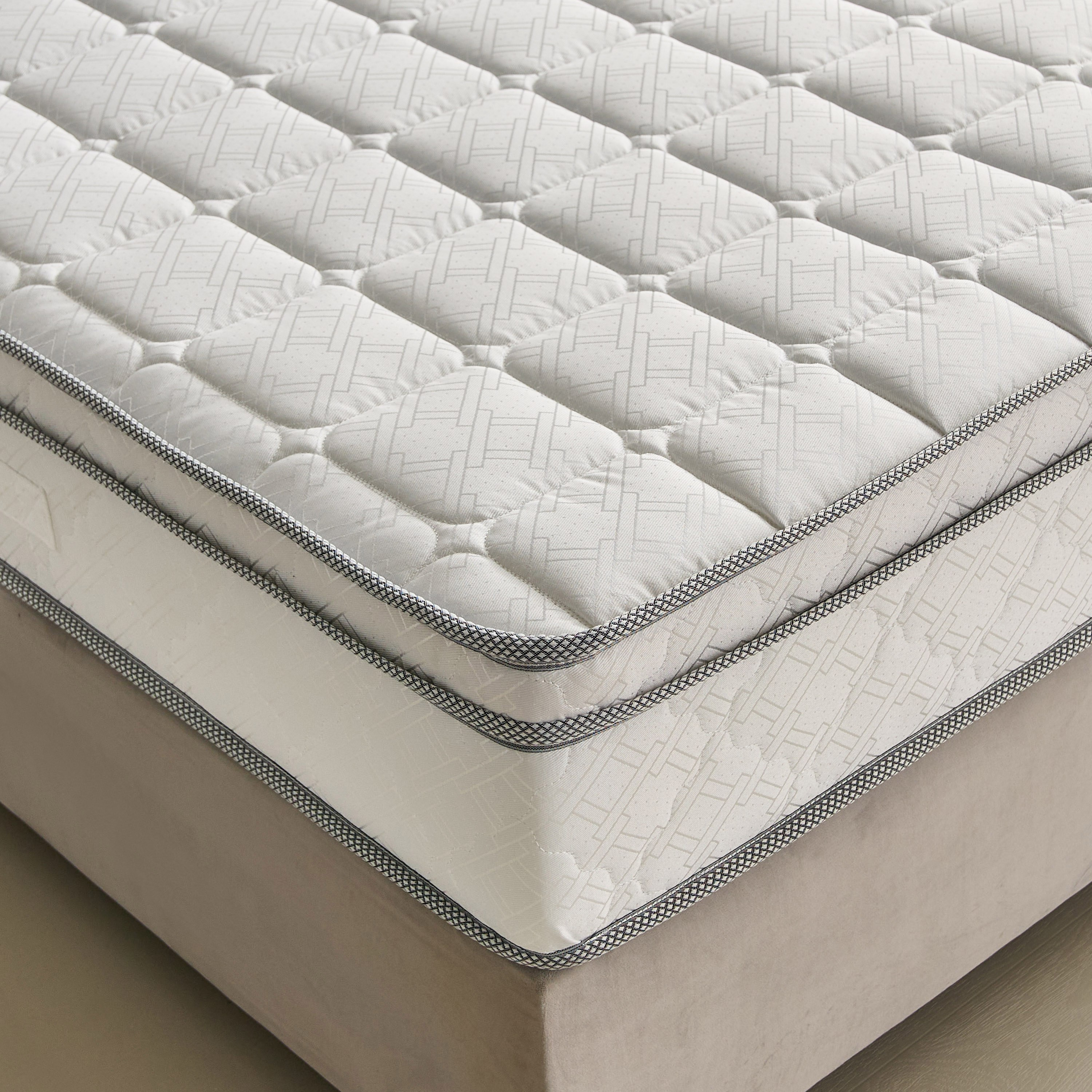 SleepNest iRepose Box Top Medium Firm Bonnell Spring Queen Mattress - 160x200x24 cm-hbxbedroom-mattresses-queen-image-6
