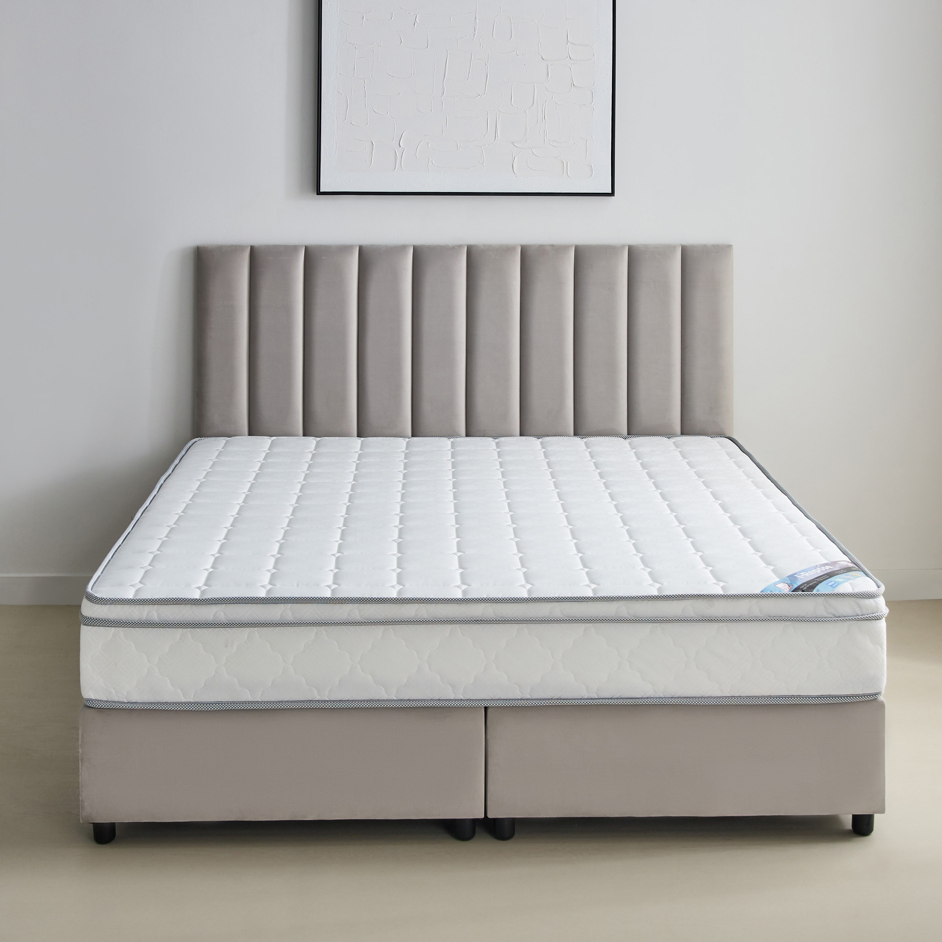 مرتبة كينج متوسطة الصلابة بنوابض حلزونية وسطح صندوق من سليب نيست آي ريبوز - 180x200x24 سم-hbxfurniture-mattresses-king-image-3