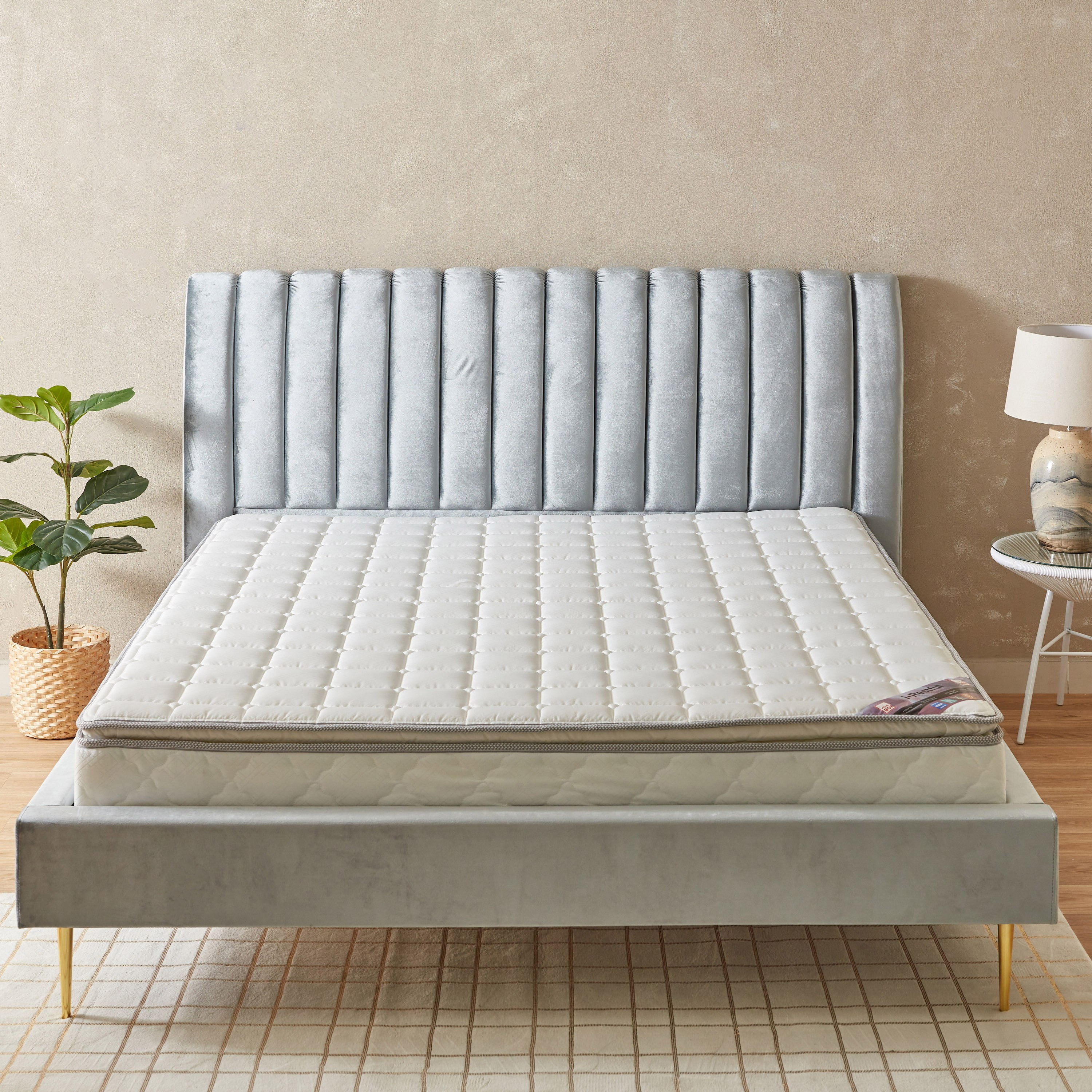 مرتبة كينج متوسطة الصلابة بنوابض حلزونية وسطح وسادة من سليب نيست آي ريستفول - 180x200x24 سم-hbxfurniture-mattresses-king-image-3