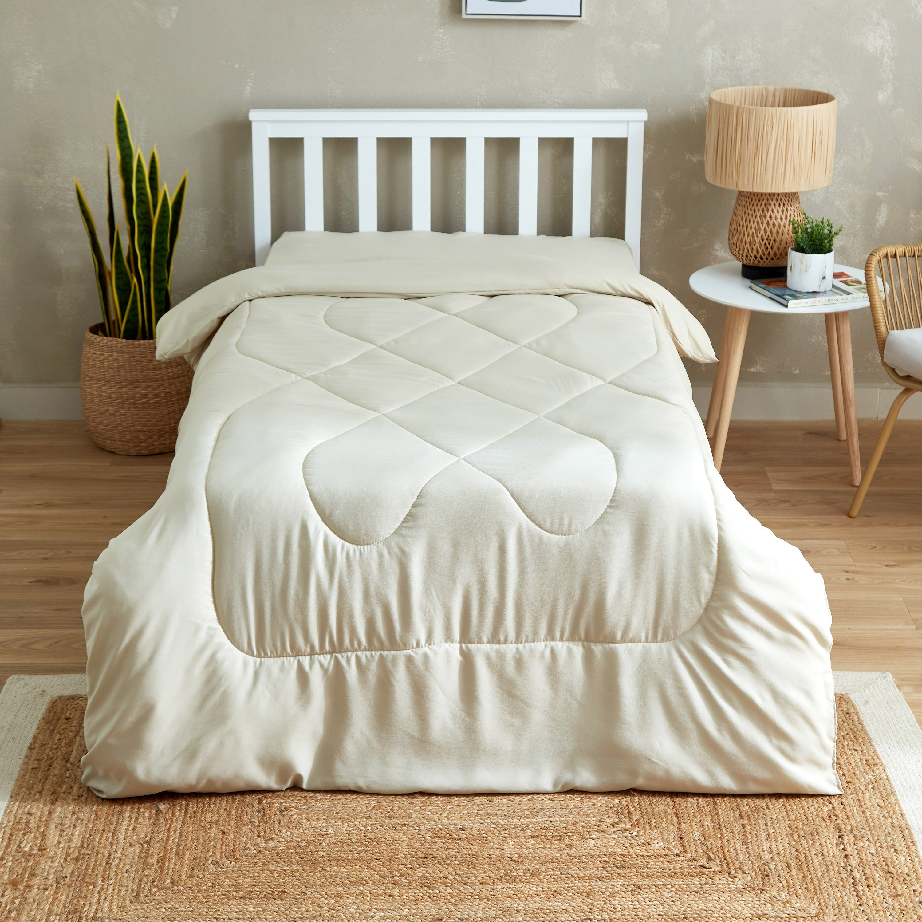 لحاف فردي سادة من الألياف الدقيقة من أكسيس - 135x220 سم-hbxkidsandyouth-beddingandfurnishings-comfortersets-image-2