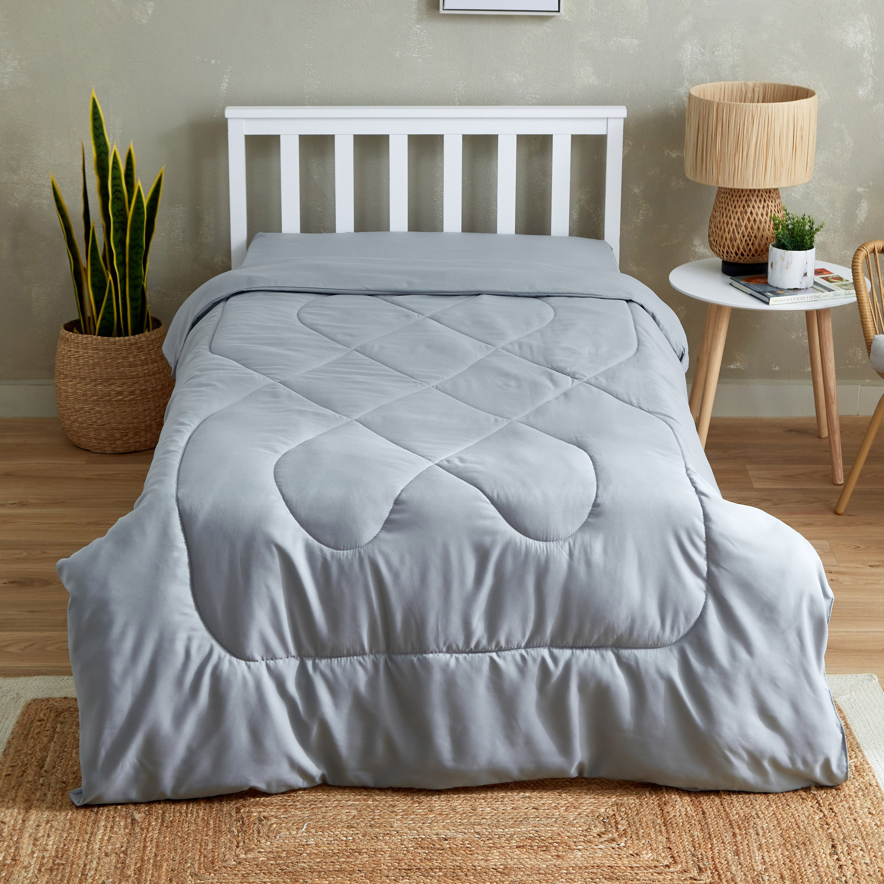 لحاف فردي سادة من الألياف الدقيقة من أكسيس - 135x220 سم-hbxkidsandyouth-beddingandfurnishings-comfortersets-image-2
