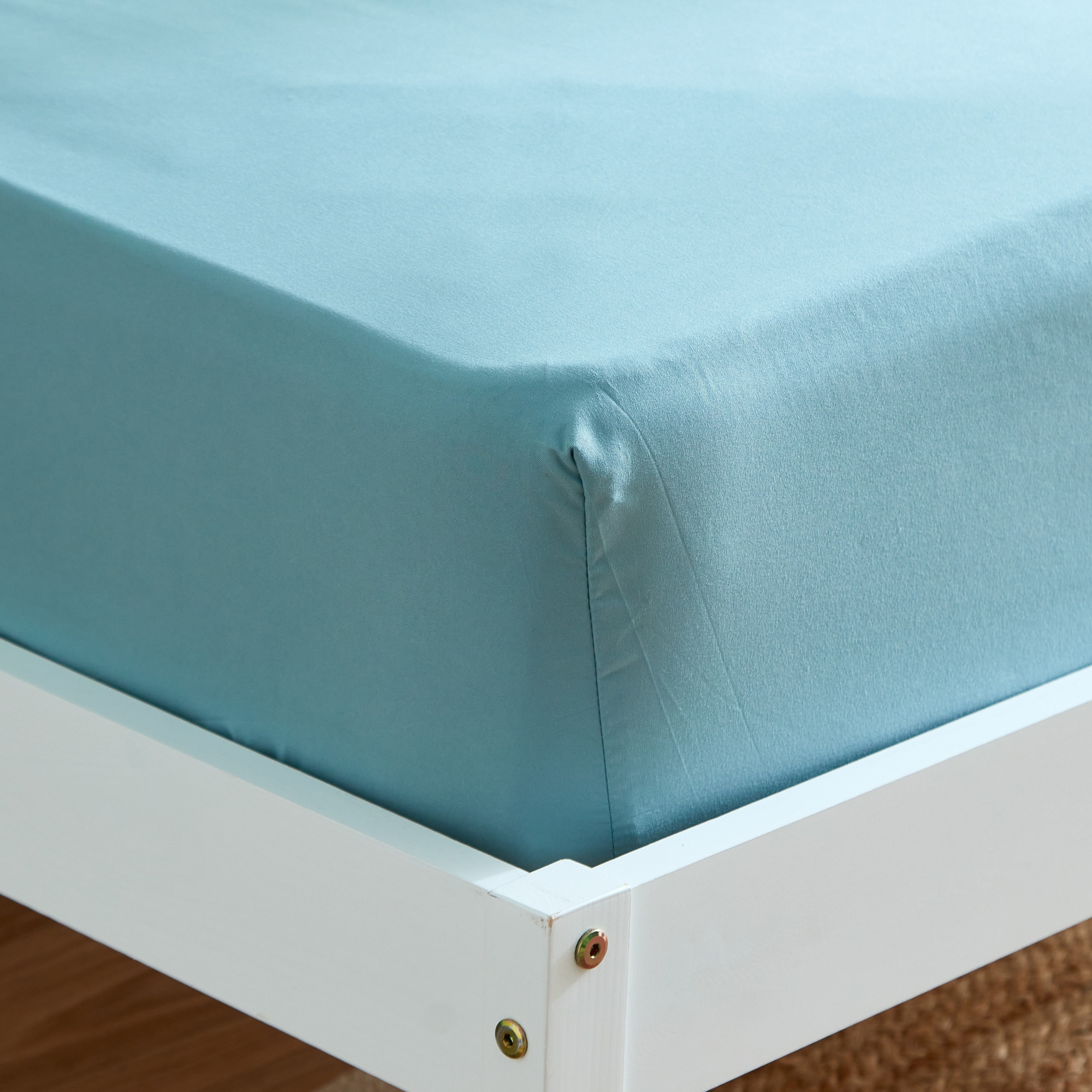 Axis Solid Single Microfibre Fitted Sheet - 90x190+20 cm-hbxhomeware-hbxbedroom-image-4