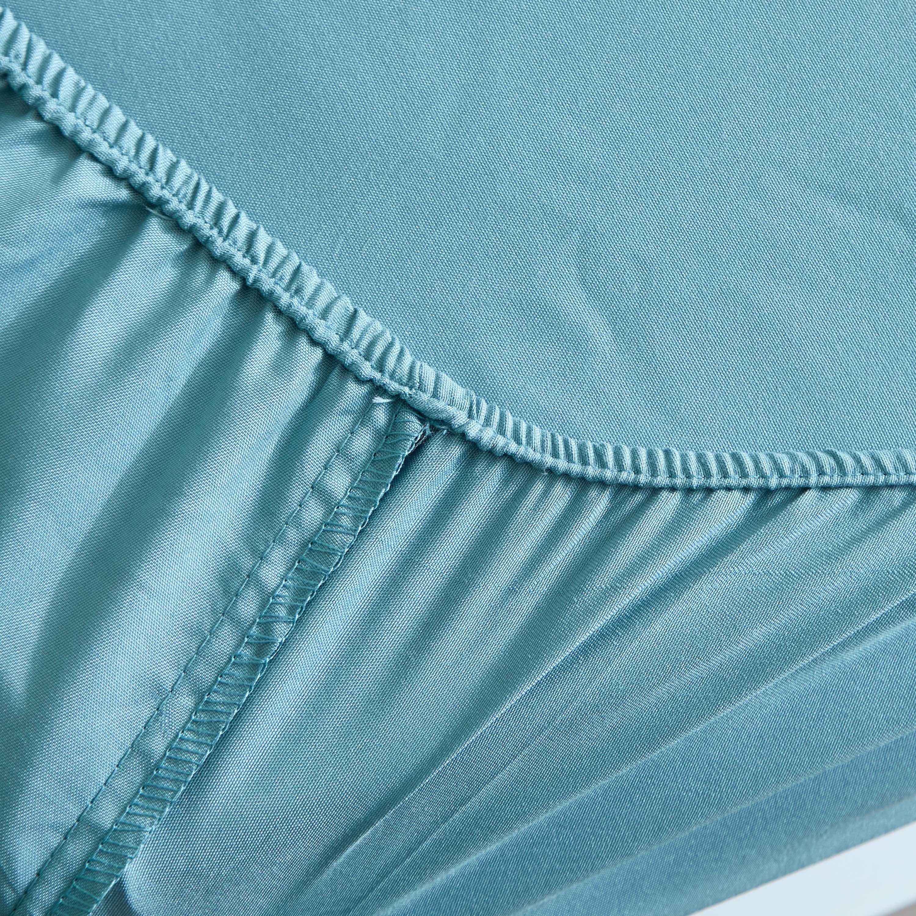 Axis Solid Single Microfibre Fitted Sheet - 90x190+20 cm-hbxhomeware-hbxbedroom-image-5