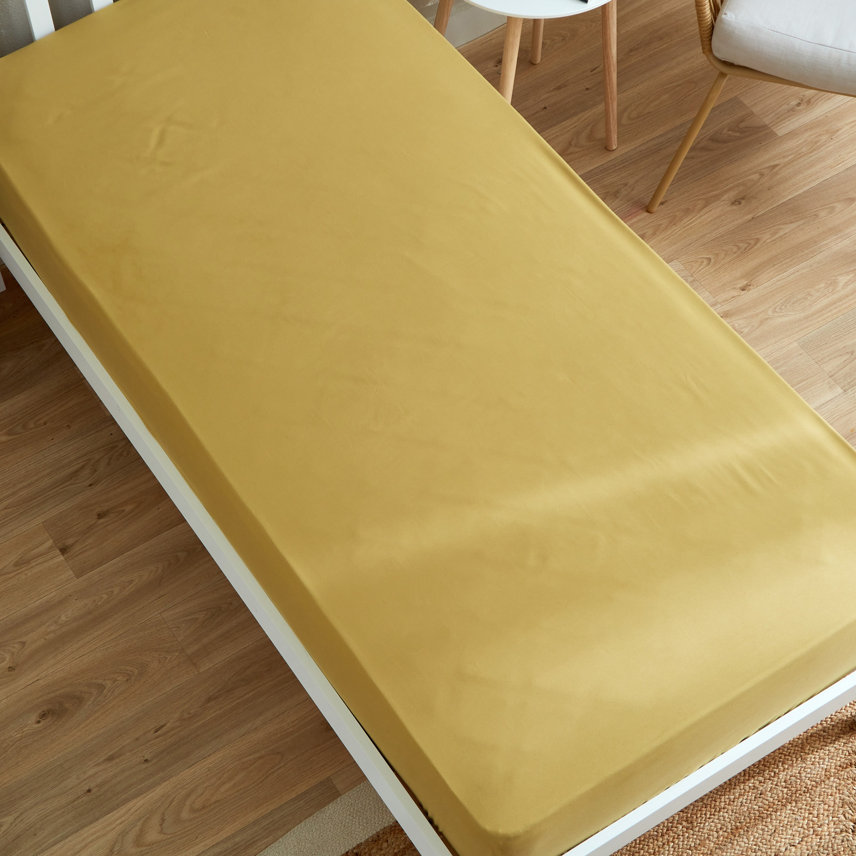 Axis Solid Single Microfibre Fitted Sheet - 90x190+20 cm-hbxhomeware-hbxbedroom-image-3