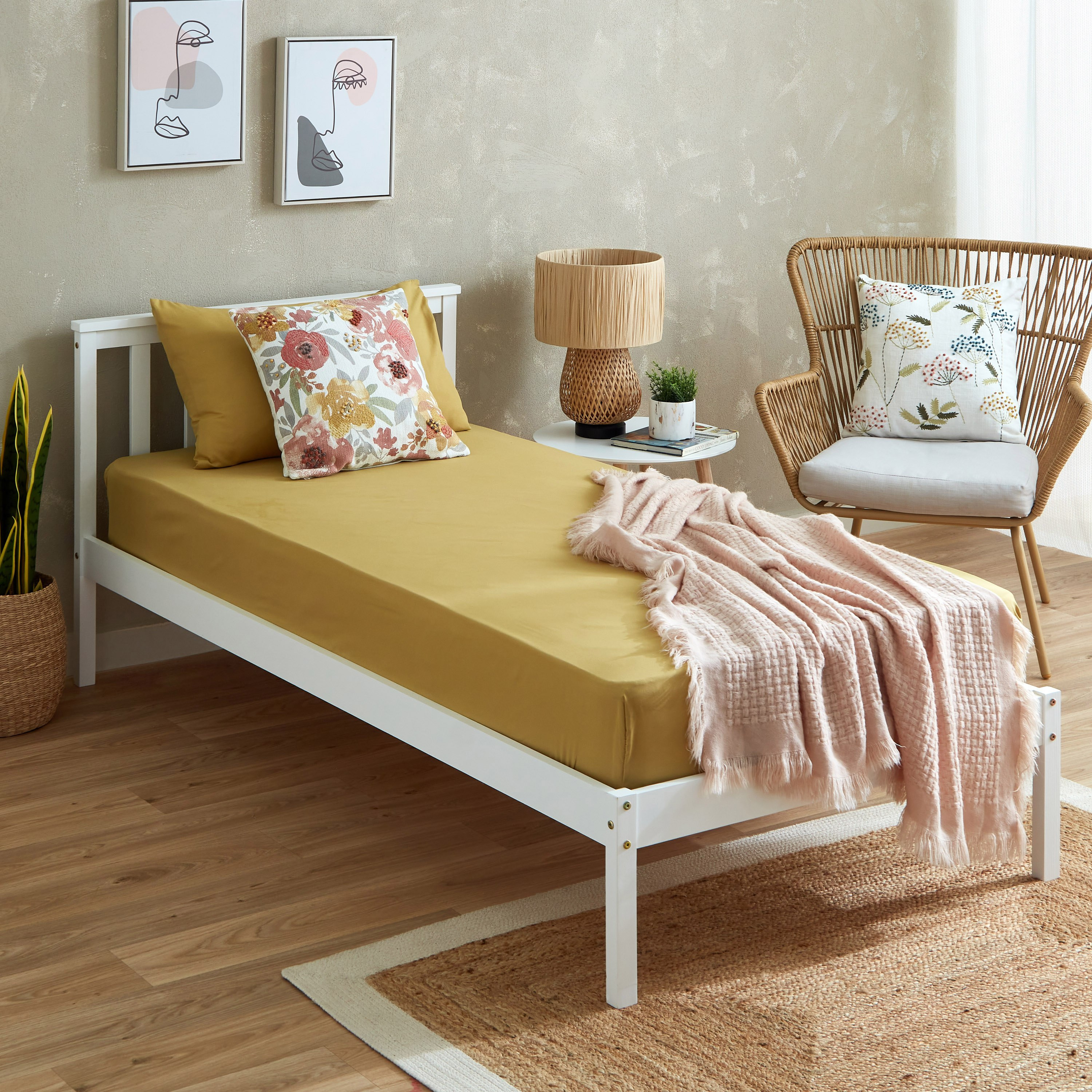 Axis Solid Single Microfibre Fitted Sheet - 90x190+20 cm-hbxhomeware-hbxbedroom-image-5