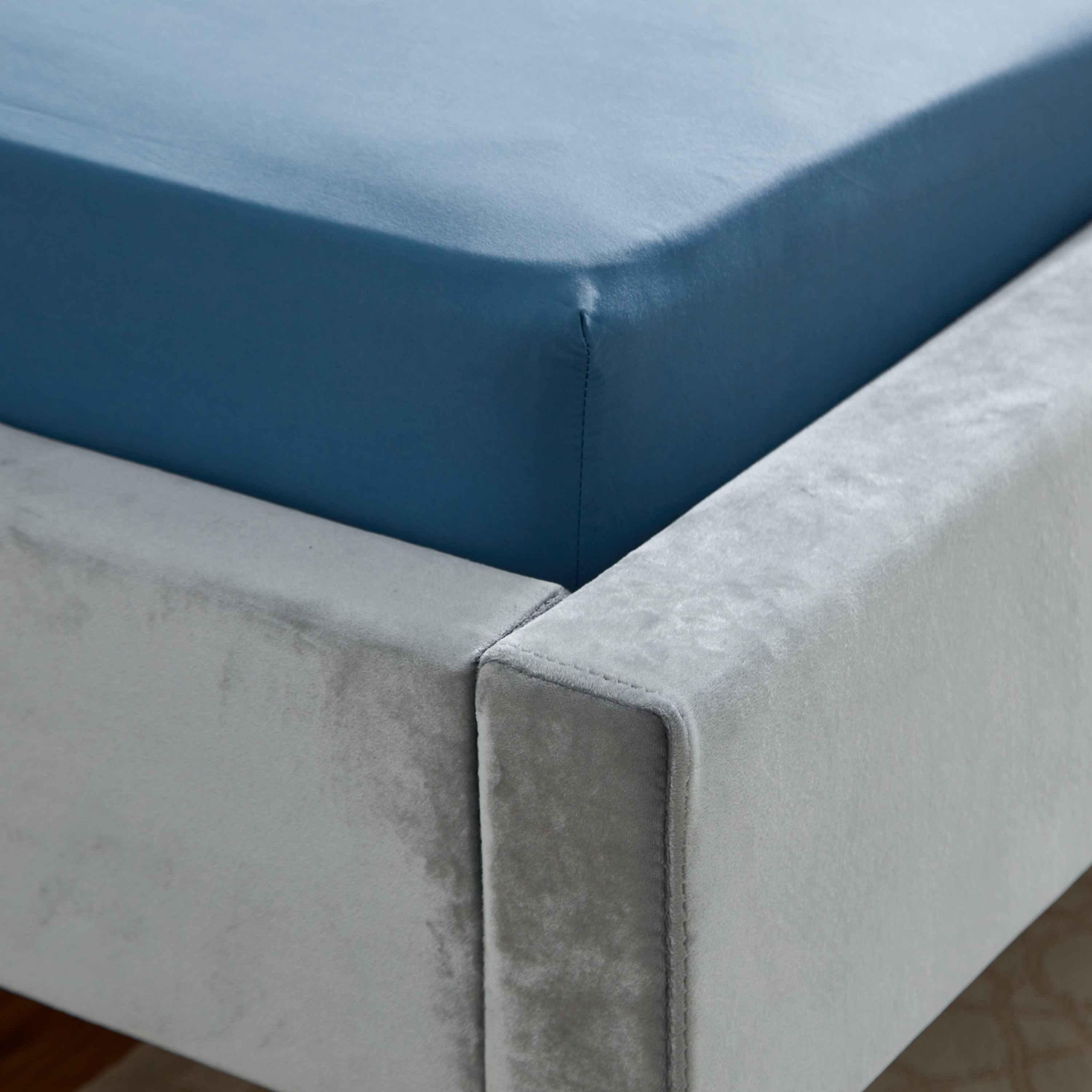 شرشف مطاطي كينج سادة من الألياف الدقيقة من أكسيس - 180x200+25 سم-hbxhomeware-hbxbedroom-image-5