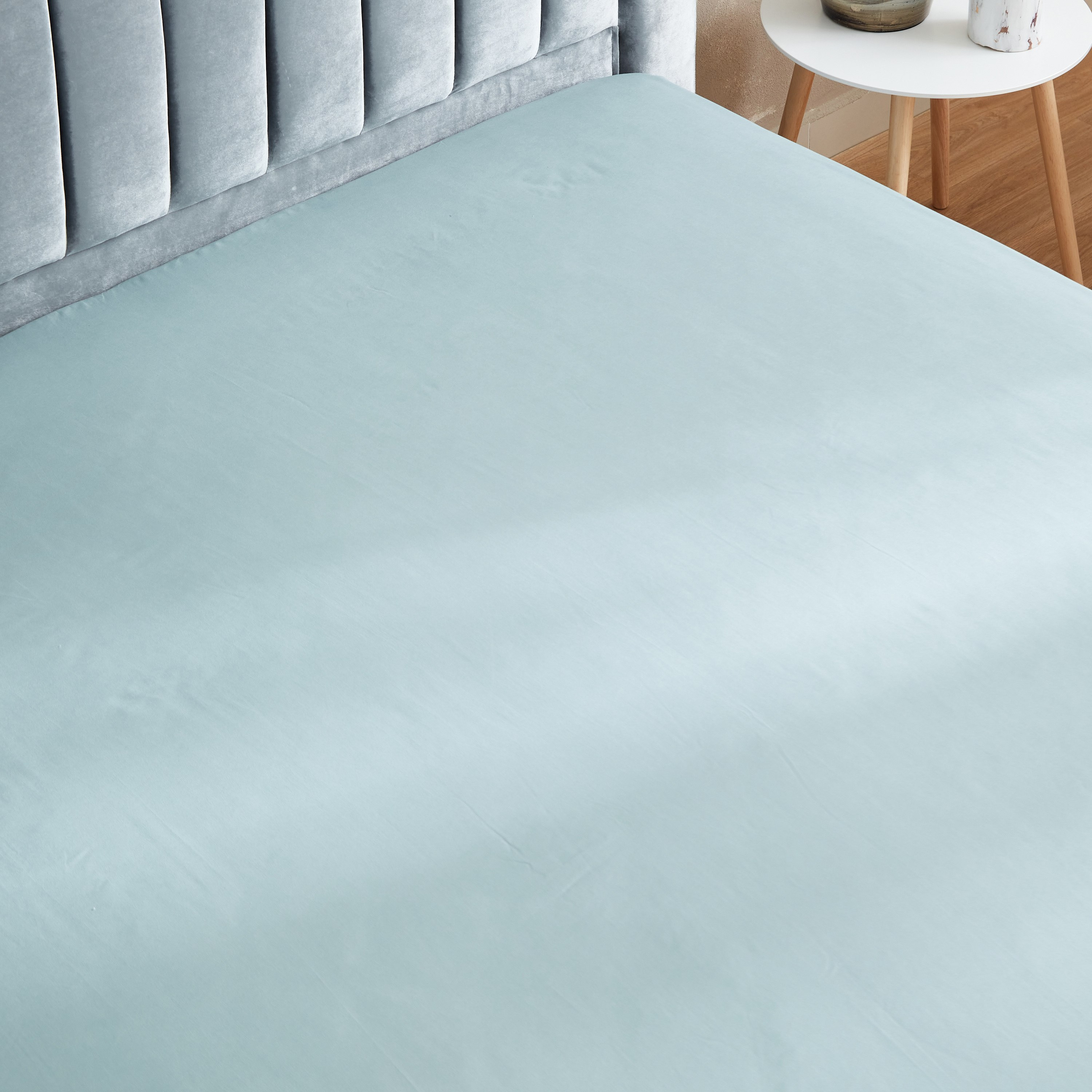 شرشف مطاطي كينج سادة من الألياف الدقيقة من أكسيس - 180x200+25 سم-hbxhomeware-hbxbedroom-image-4