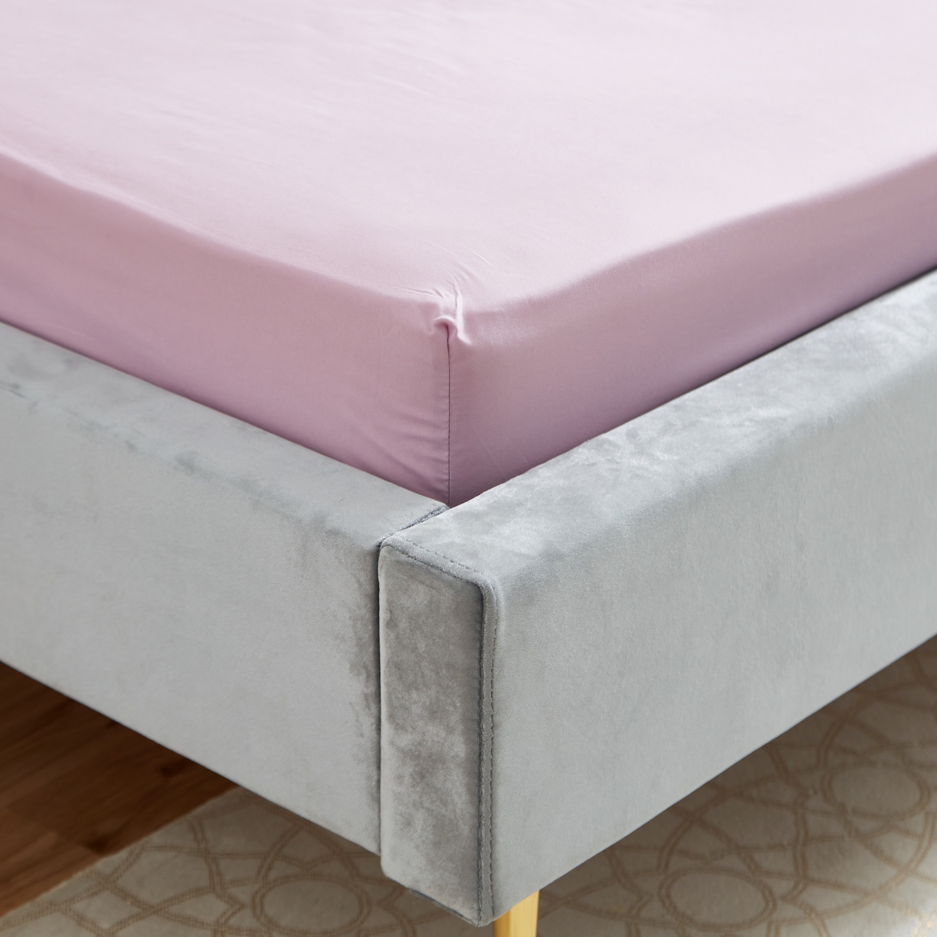 Axis Solid Microfiber King Fitted Sheet - 180x200+25 cm-hbxhomeware-bedding-fittedsheets-image-5