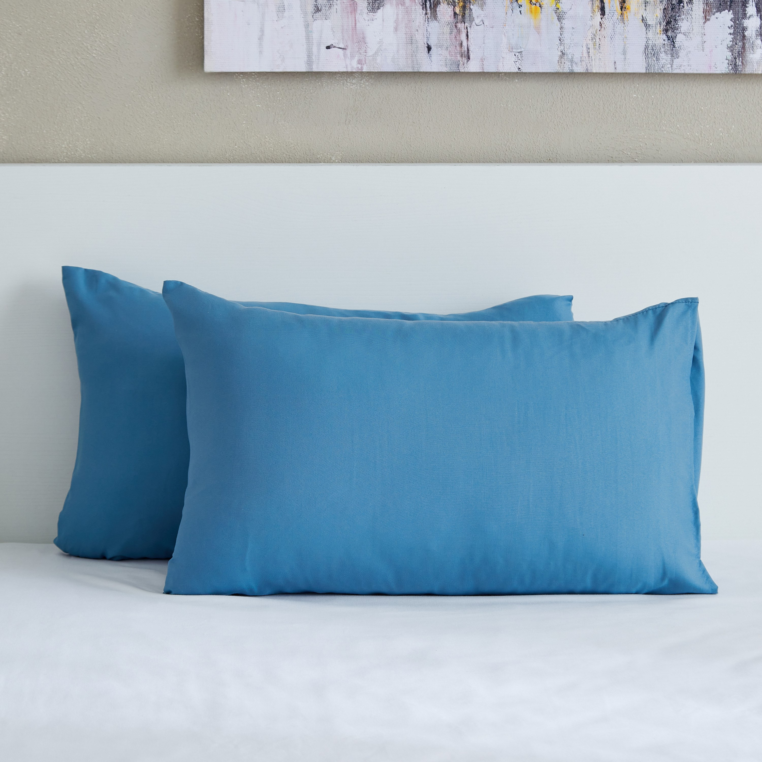 Axis 2-Piece Solid Microfibre Pillowcase Set - 45x70 cm-hbxhomeware-hbxbedroom-image-2