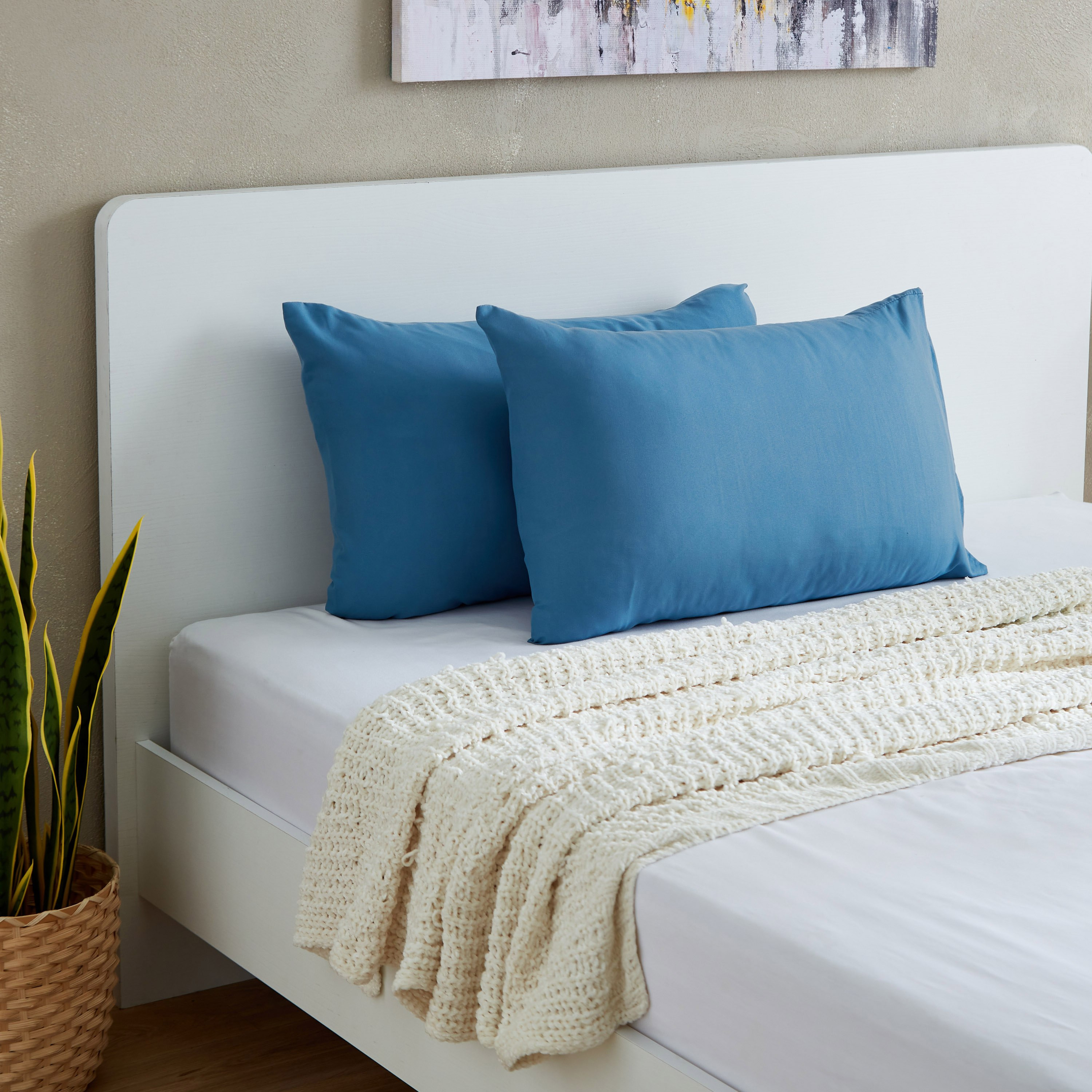 Axis 2-Piece Solid Microfibre Pillowcase Set - 45x70 cm-hbxhomeware-hbxbedroom-image-5