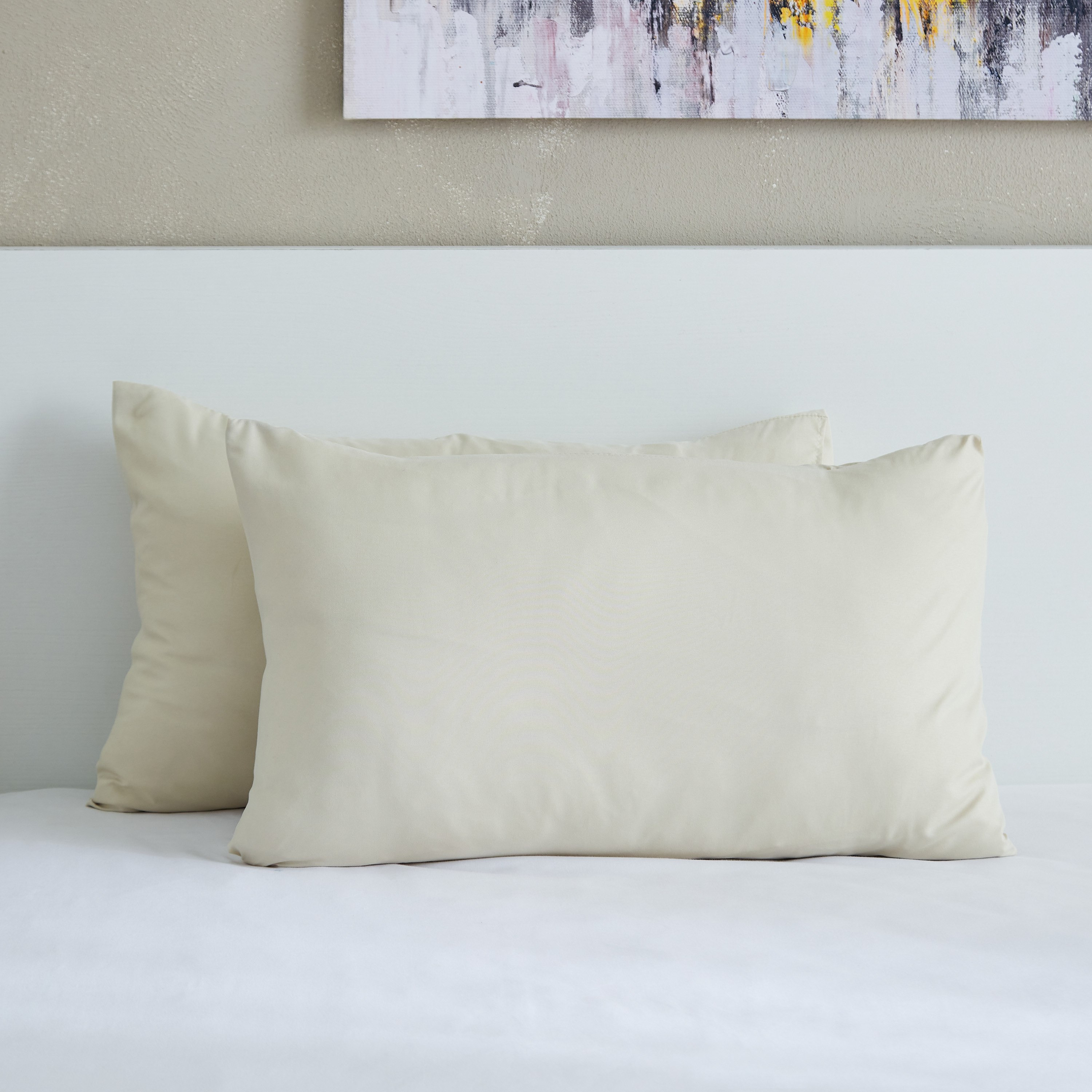 Axis 2-Piece Solid Microfibre Pillowcase Set - 45x70 cm-hbxhomeware-hbxbedroom-image-2