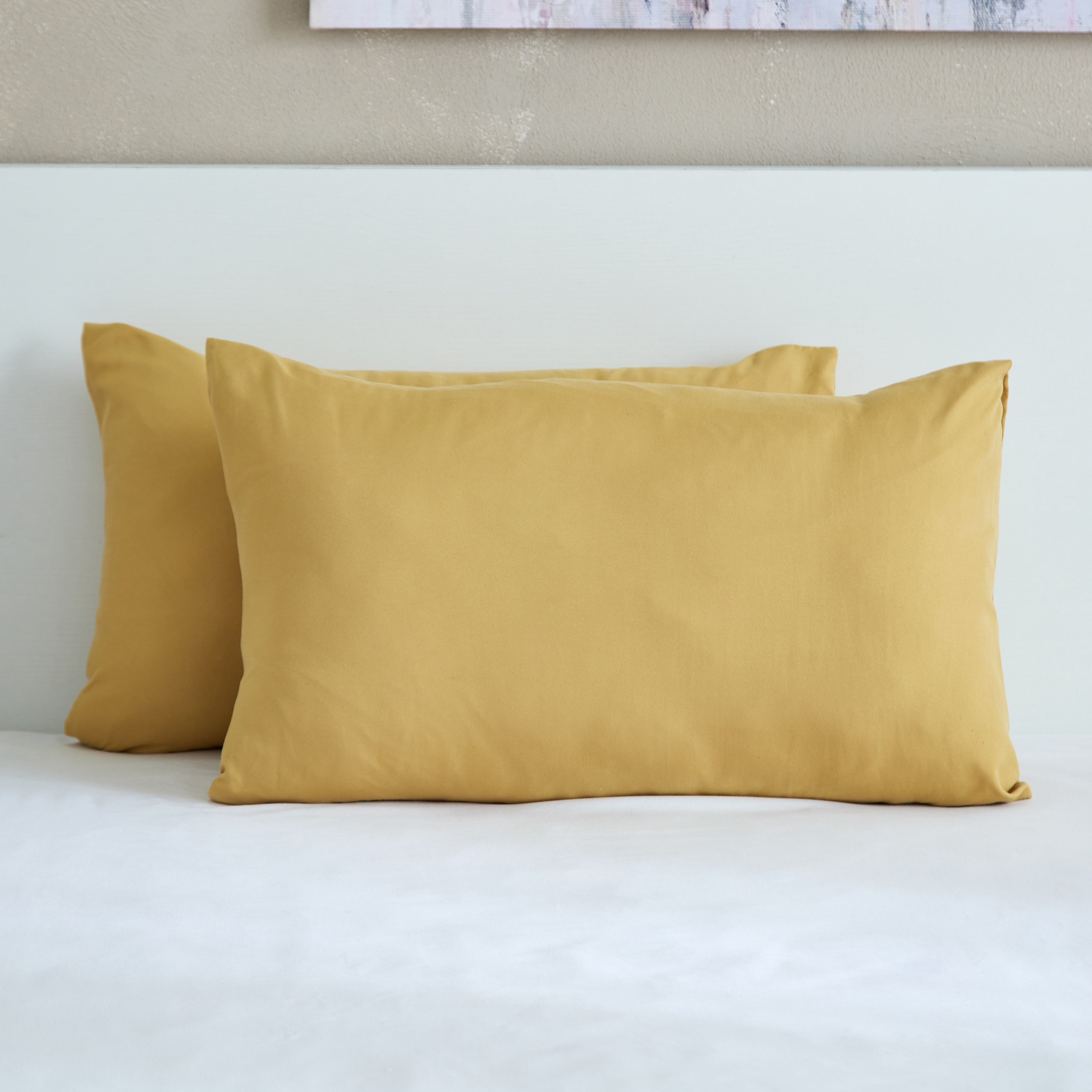 زوج أغطية وسائد سادة من الألياف الدقيقة من أكسيس - 45x70 سم-hbxhomeware-hbxbedroom-image-2