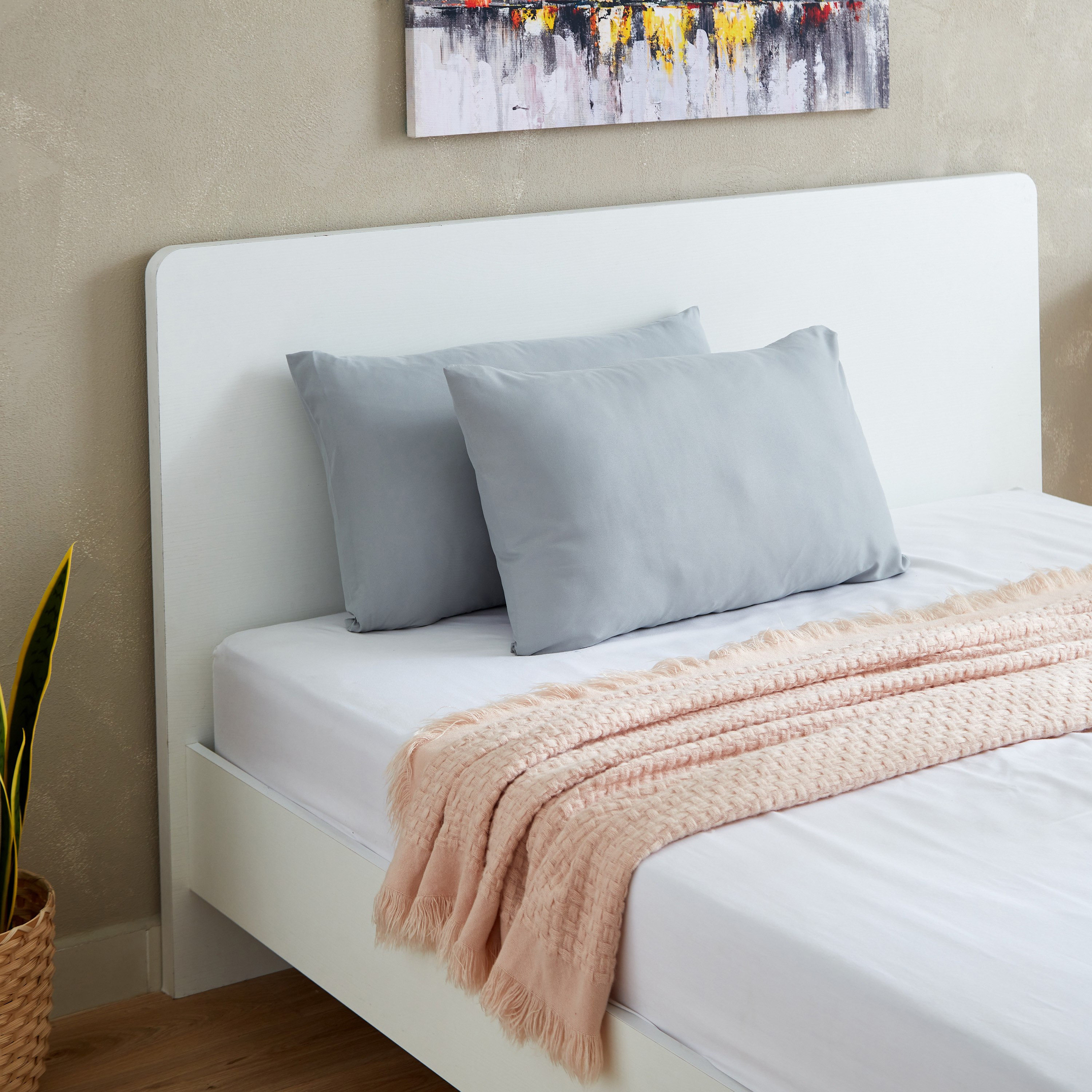 زوج أغطية وسائد سادة من الألياف الدقيقة من أكسيس - 45x70 سم-hbxhomeware-hbxbedroom-image-5