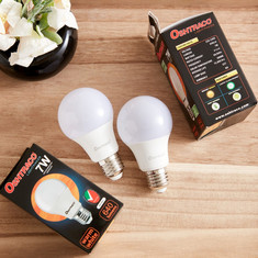 Oshtraco 2-Piece 7W E27 Warm White LED Bulb Set