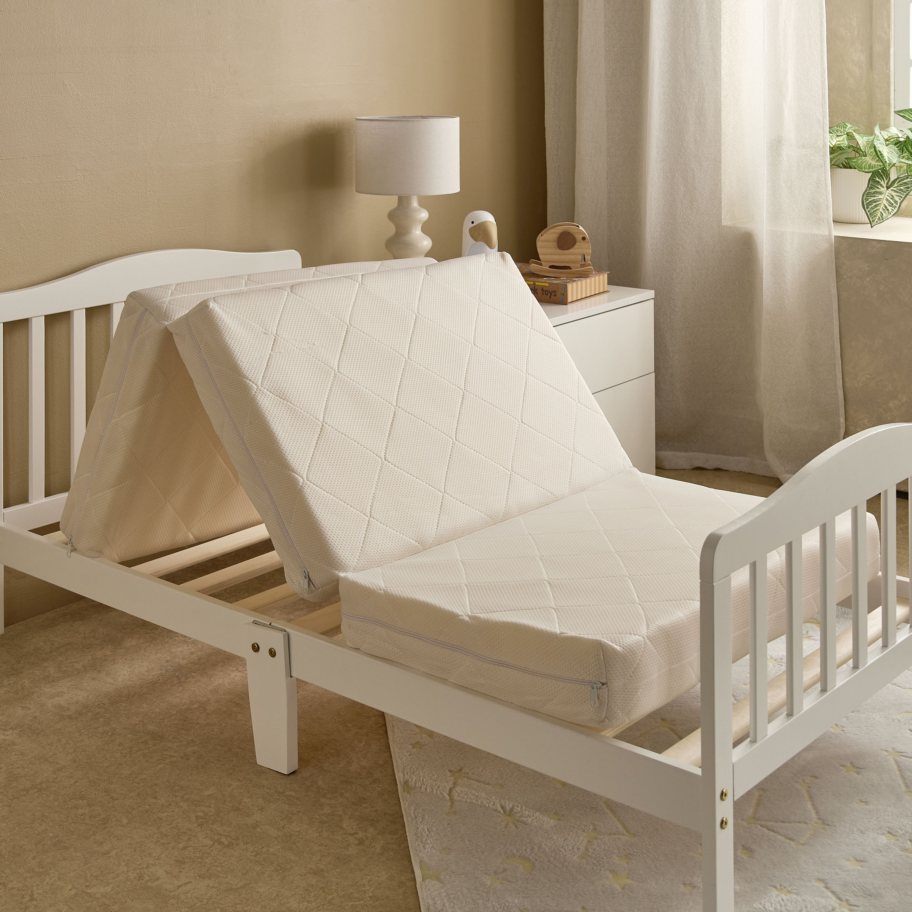 SleepEase iKids Comforto Trifold Foldable Travel Foam Toddler Mattress - 70x140x10 cm-PROMO_HB_KSA_HBX10_190925-image-5
