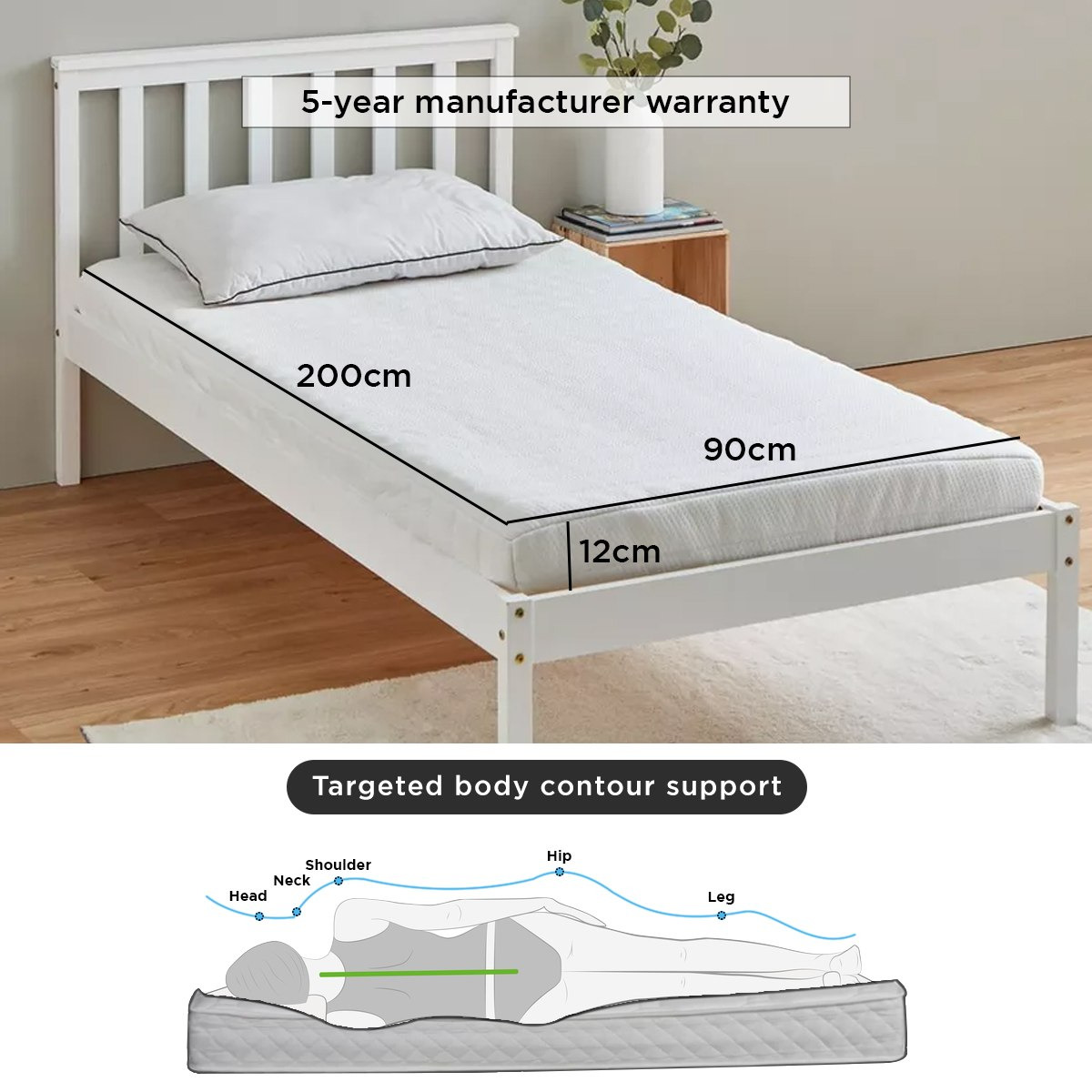 مرتبة فردية من إسفنج عالي المرونة رول باك من سليب إيز آي أستر لوكس - 90x200x12 سم-hbxfurniture-bedroom-mattresses-single-image-16