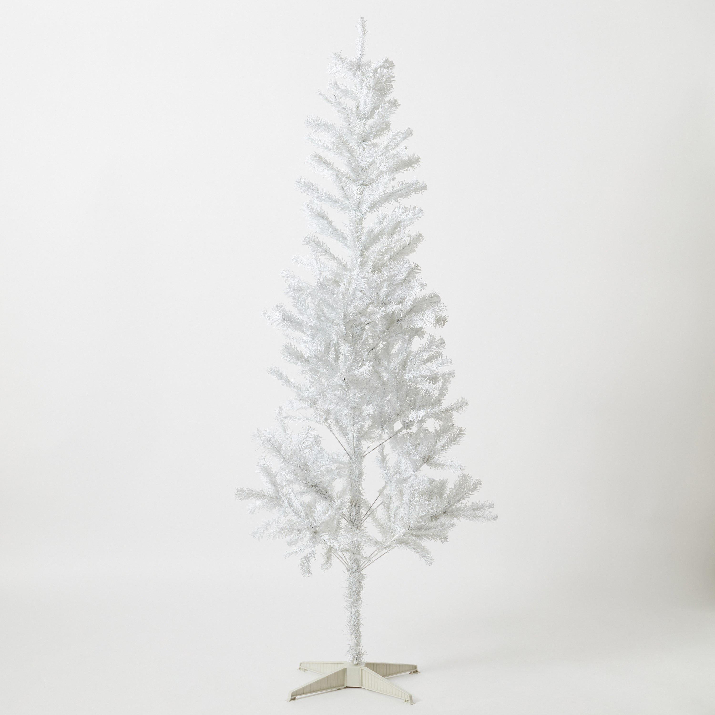 شجرة كريسماس فضي أبيض مع حامل من إيف - 6 أقدام-hbxhomeware-hbxdecorandfurnishings-image-5