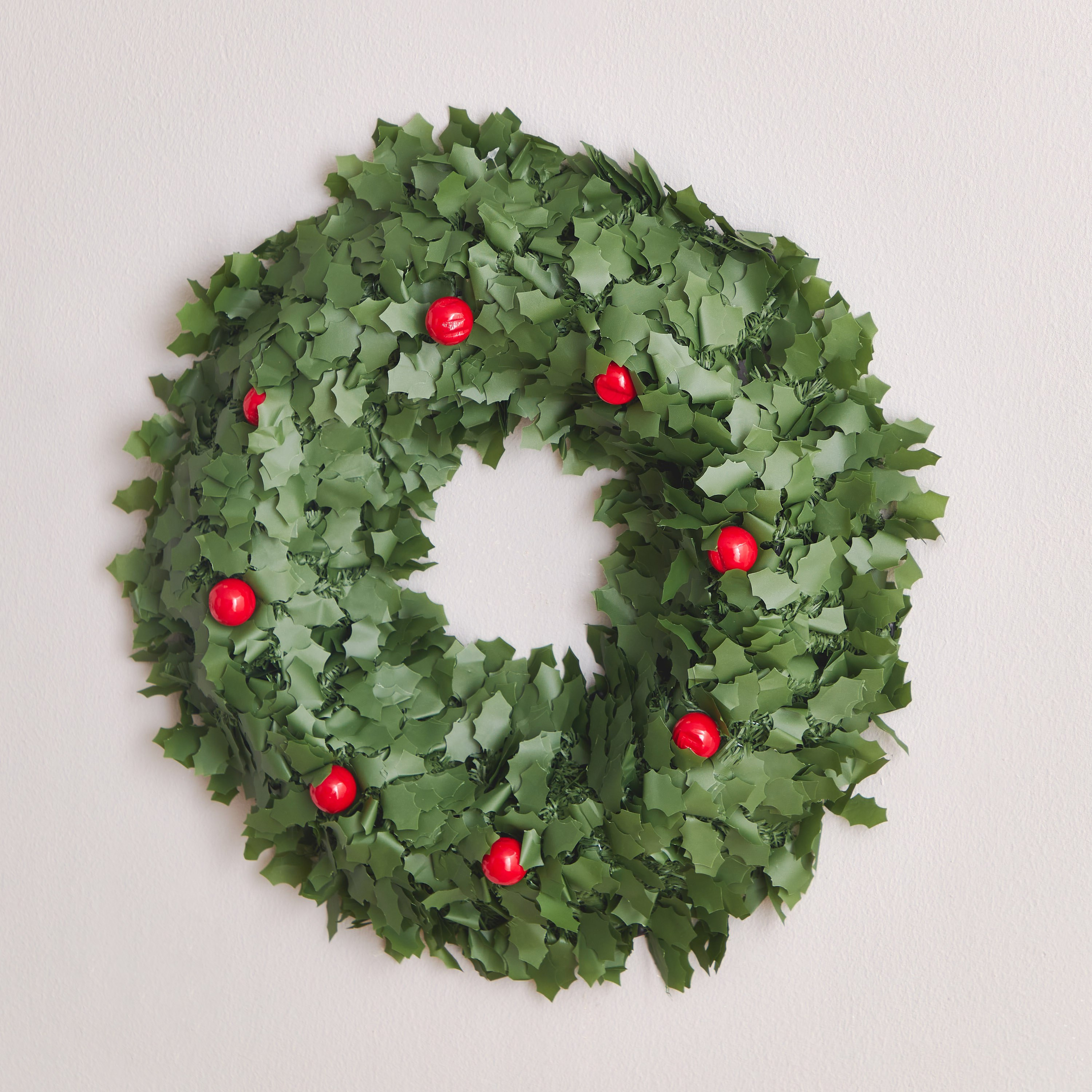 Eve Chamdol Tinsel Holly Wreath -  40x40x20 cm-hbxhomeware-hbxdecorandfurnishings-image-1