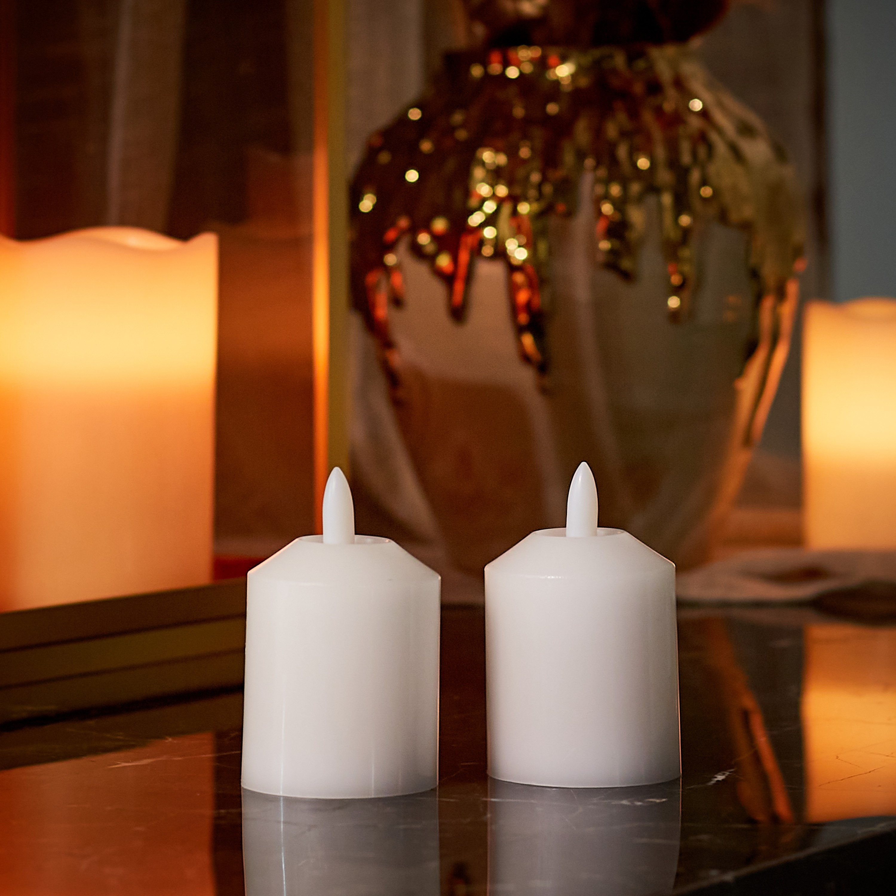 طقم شموع إل إي دي قطعتين من أورلا - 4x4.5 سم-hbxdiningroom-lighting-lightingaccessories-image-1
