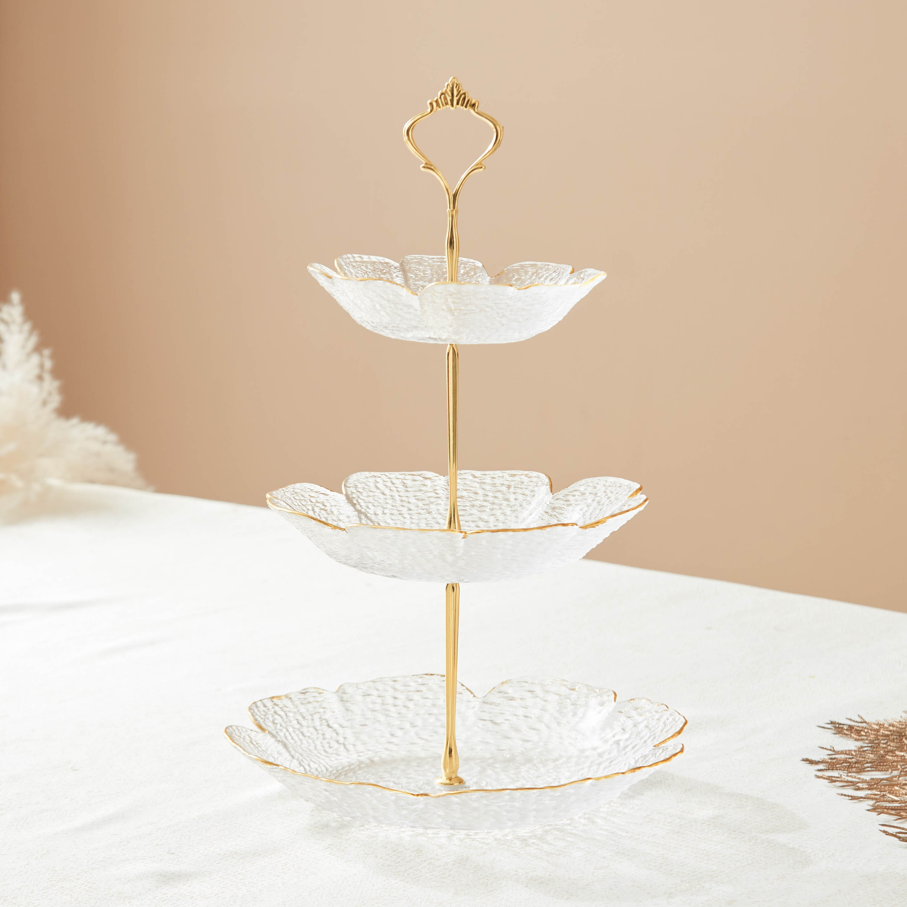 Festal 3-Tier Deep Glass Serving Platter-hbxdecorandfurnishings-tabletop-serveware-image-2