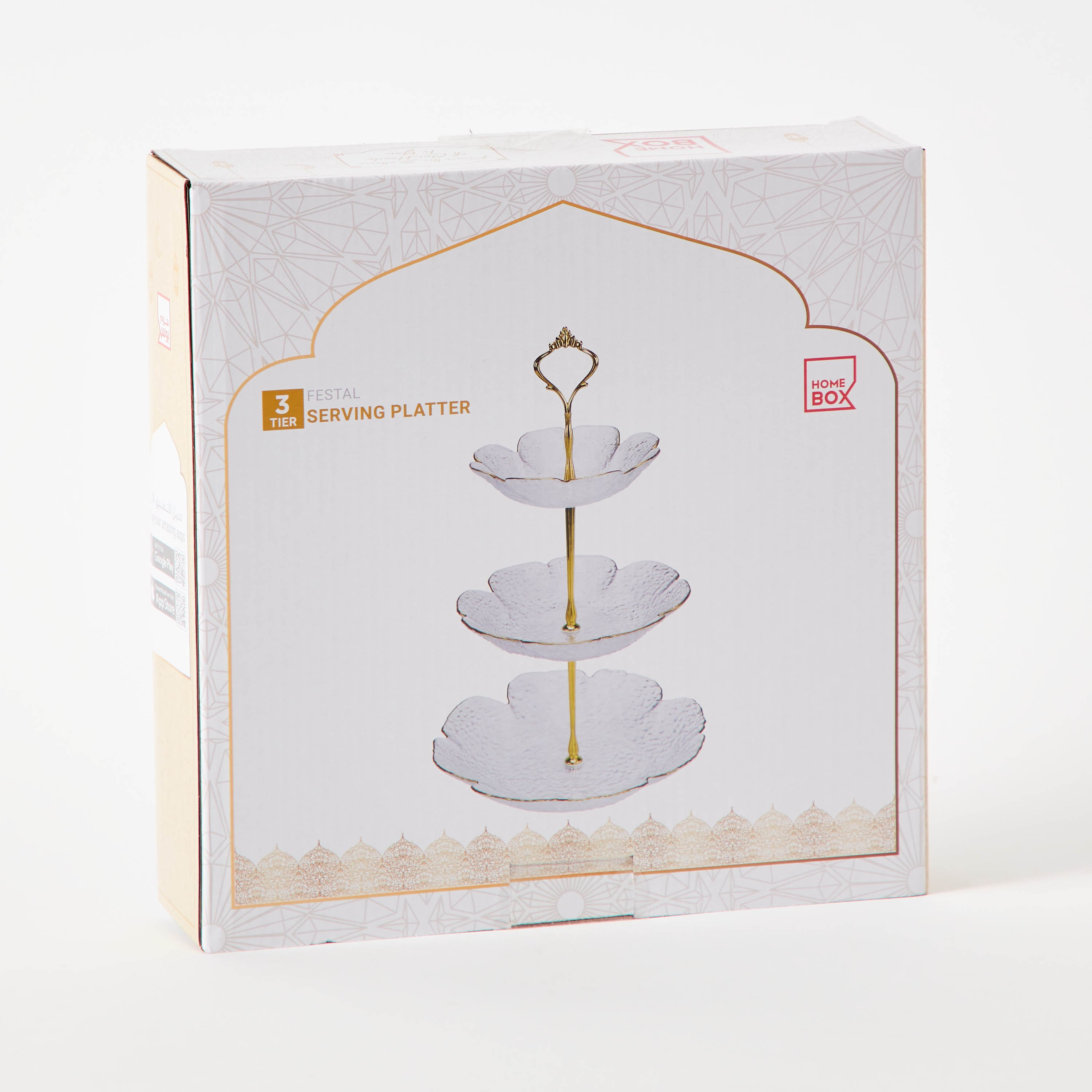 Festal 3-Tier Deep Glass Serving Platter-hbxdecorandfurnishings-tabletop-serveware-image-6