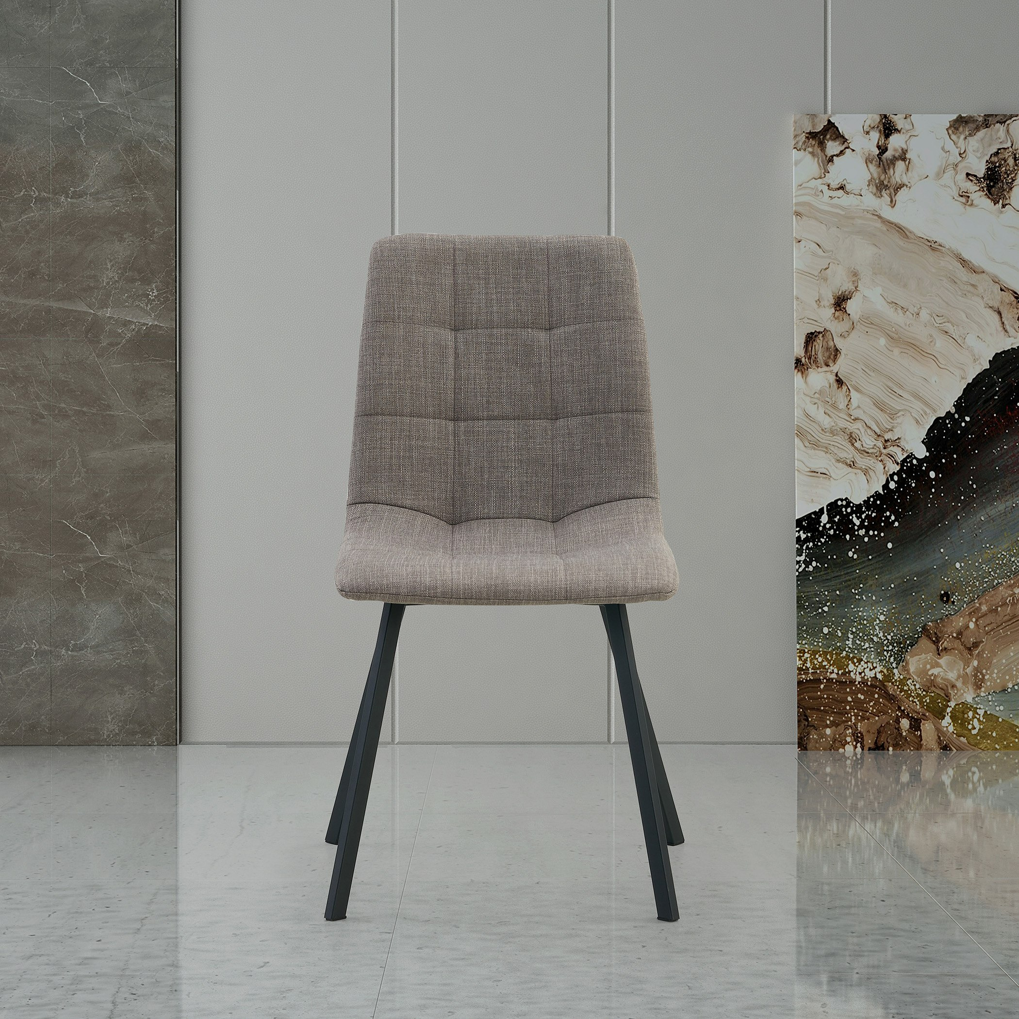 طقم سفرة 6 مقاعد بسطح زجاج من مونتي-hbxfurniture-diningtablesandsets-diningsets-sixseater-image-10