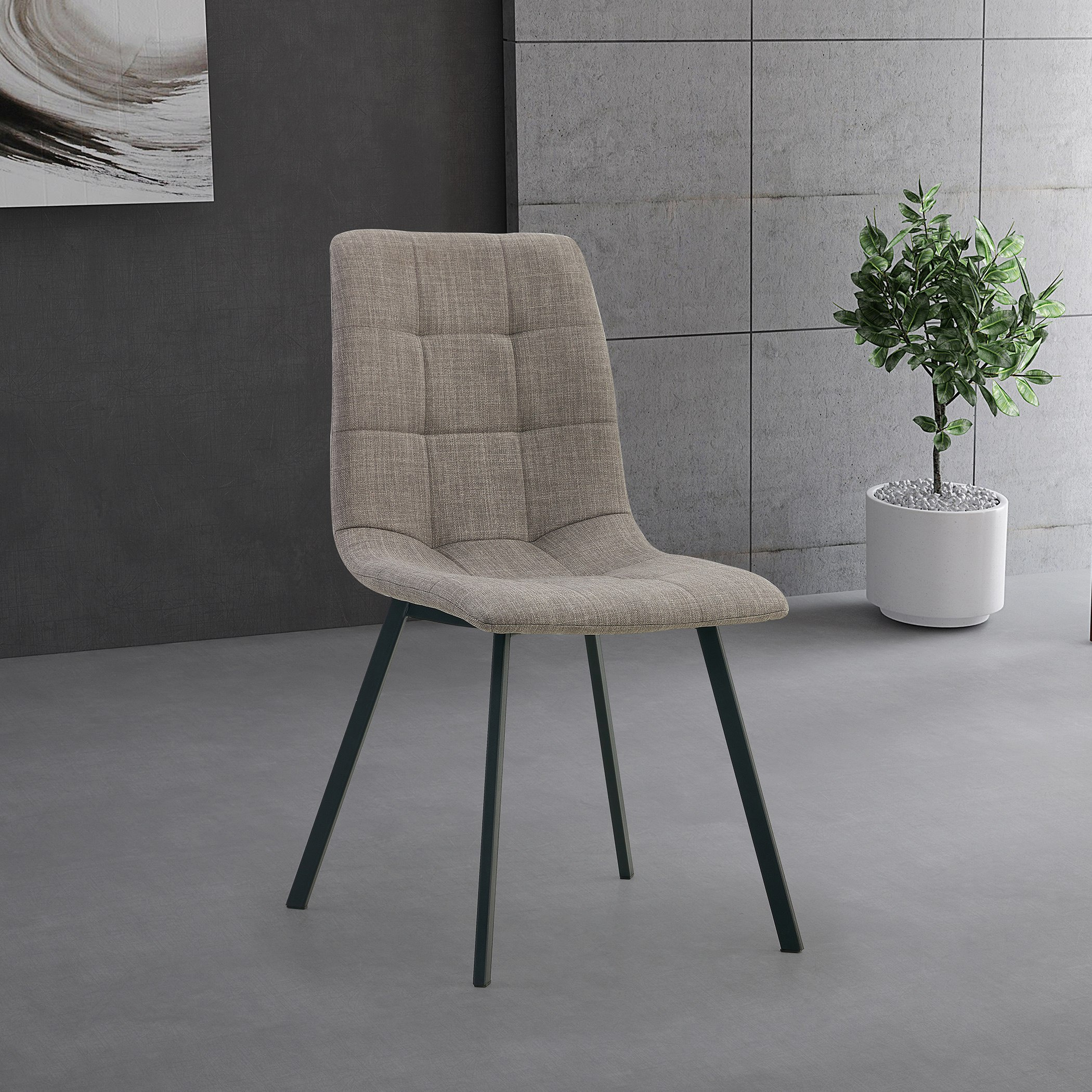 طقم سفرة 6 مقاعد بسطح زجاج من مونتي-hbxfurniture-diningtablesandsets-diningsets-sixseater-image-6