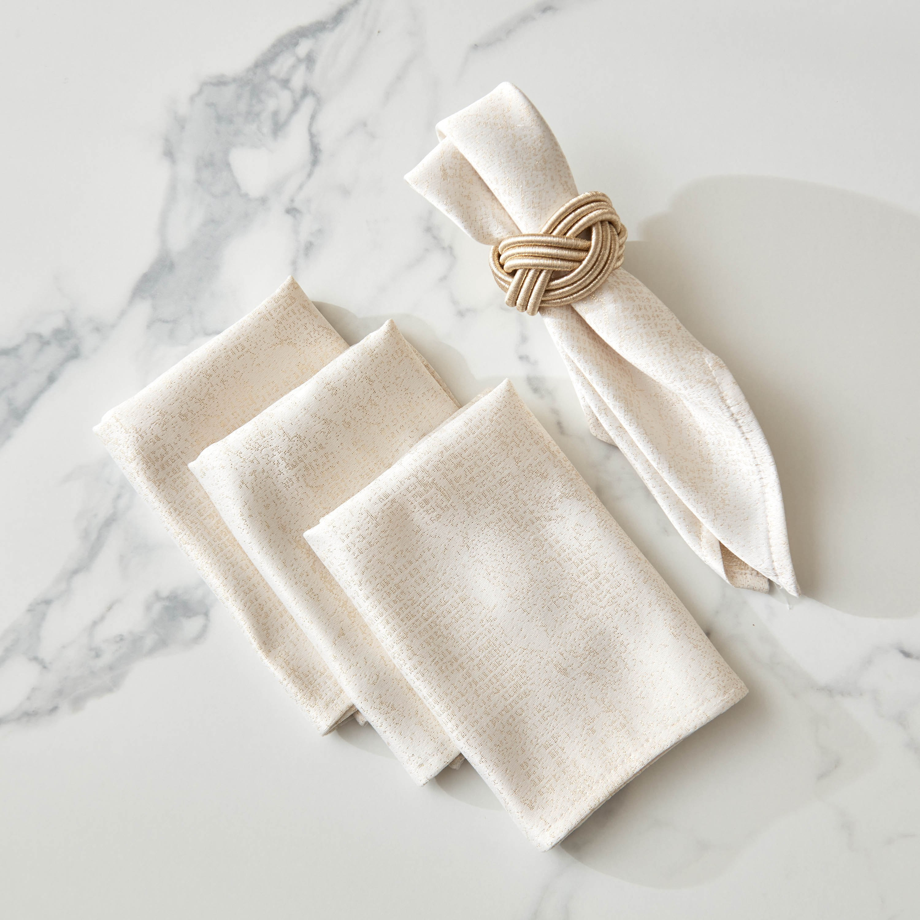Harper Napery 4-Piece Jacquard Napkin Set - 40x40 cm-hbxdecorandfurnishings-homefurnishings-tablelinens-image-1