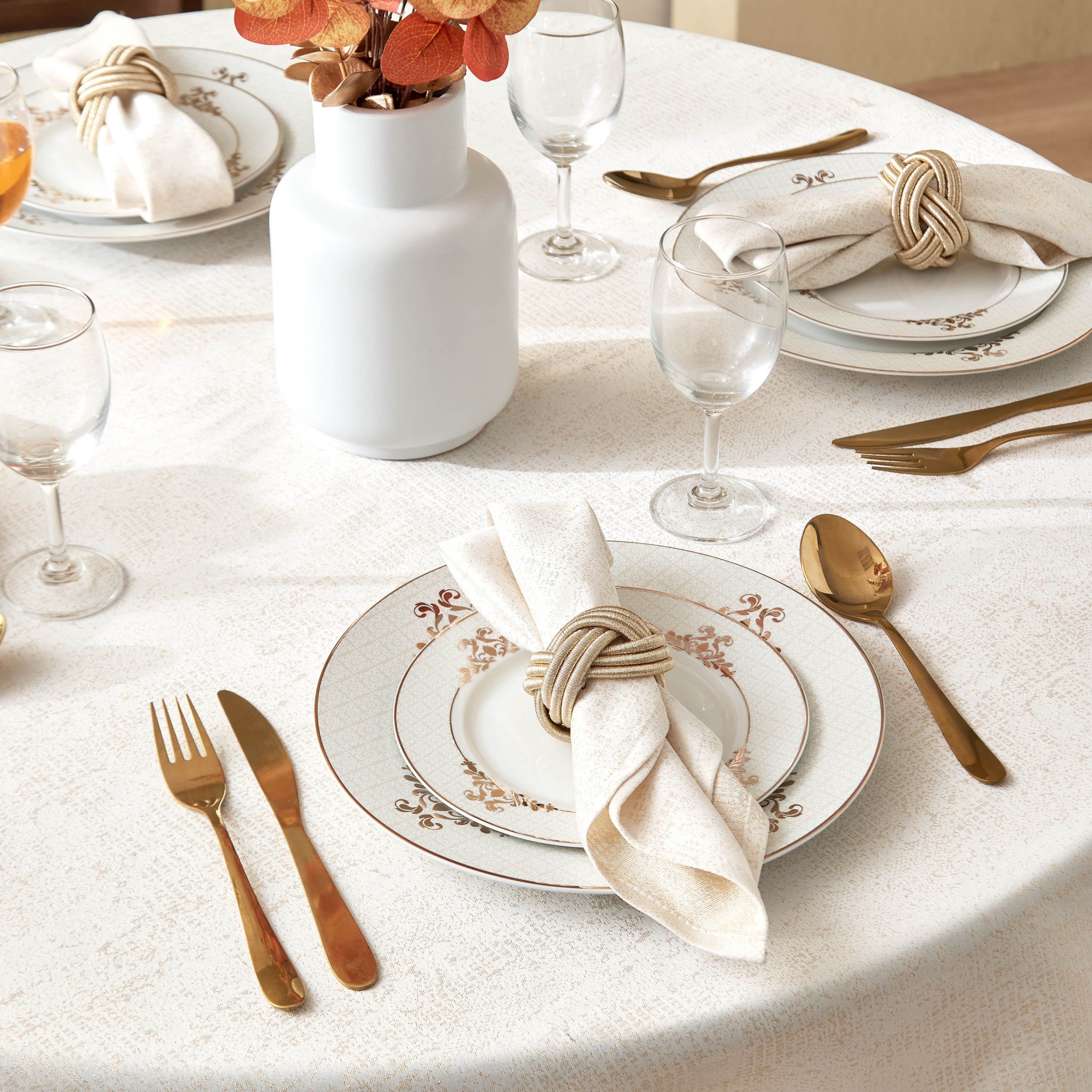 Harper Napery 4-Piece Jacquard Napkin Set - 40x40 cm-hbxdecorandfurnishings-homefurnishings-tablelinens-image-4
