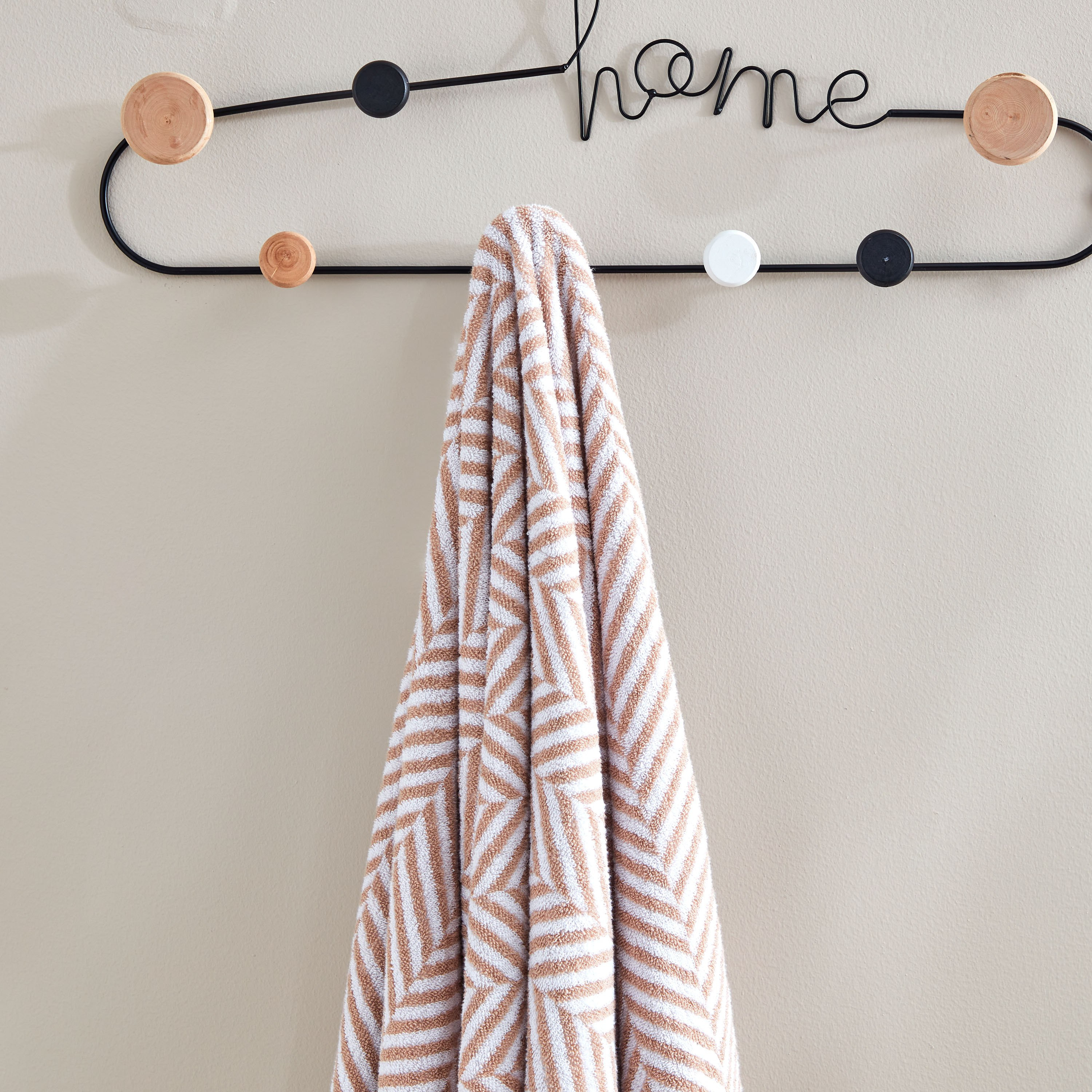 منشفة يد قطن منقوشة من ريو - 50x90 سم-hbxbathroom-bathroomtextiles-image-2