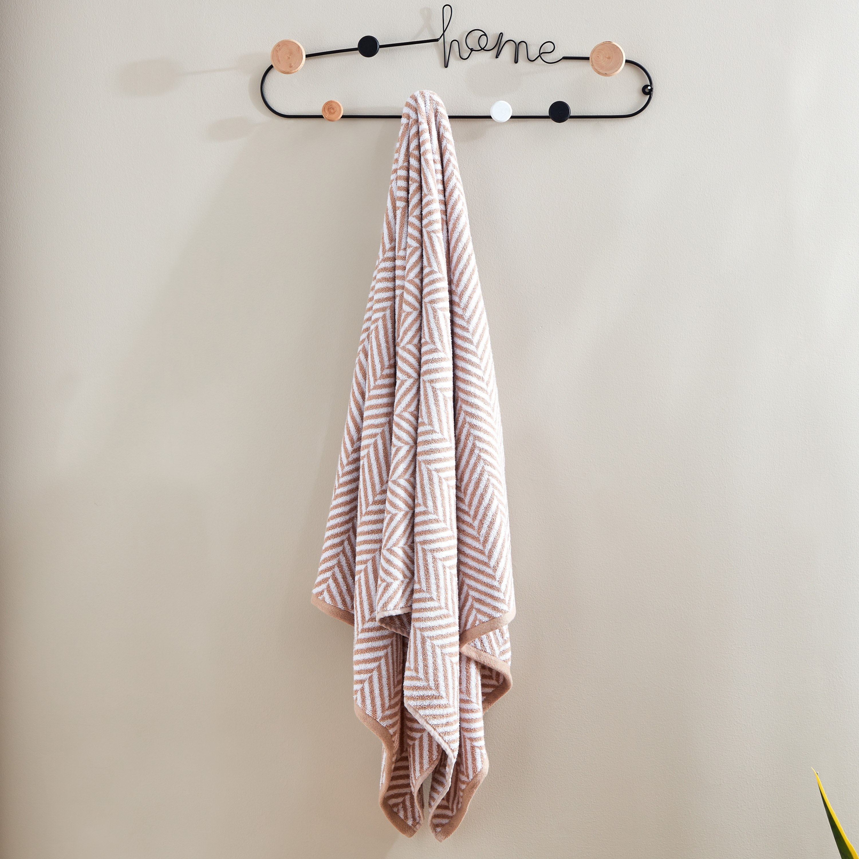 منشفة حمام كبيرة قطن منقوشة من ريو - 80×150 سم-hbxbathroom-bathroomtextiles-image-1