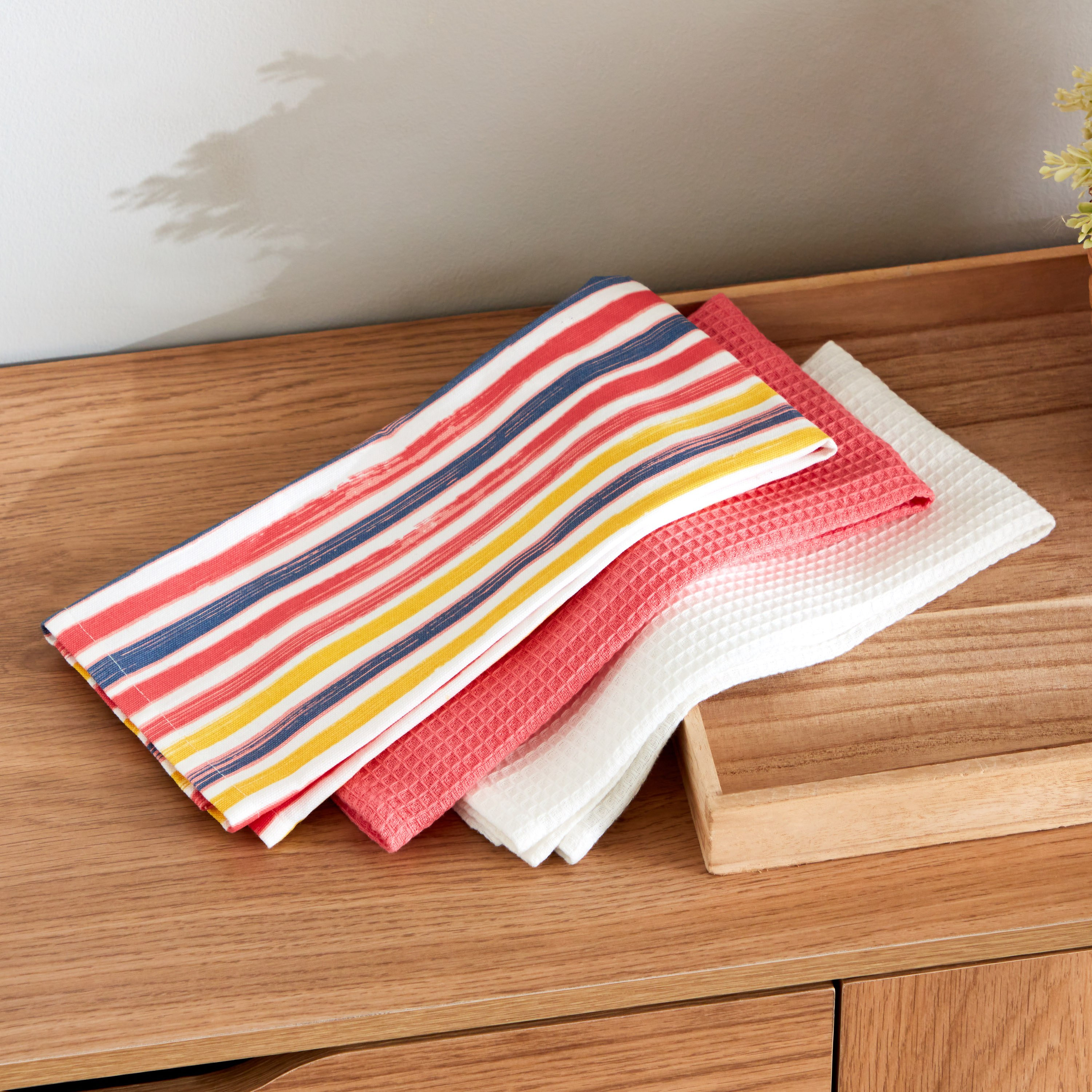 طقم مناشف مطبخ 3 قطع من فلورا مايدو - 40x60 سم-hbxhomeware-kitchenware-kitchenlinens-image-1