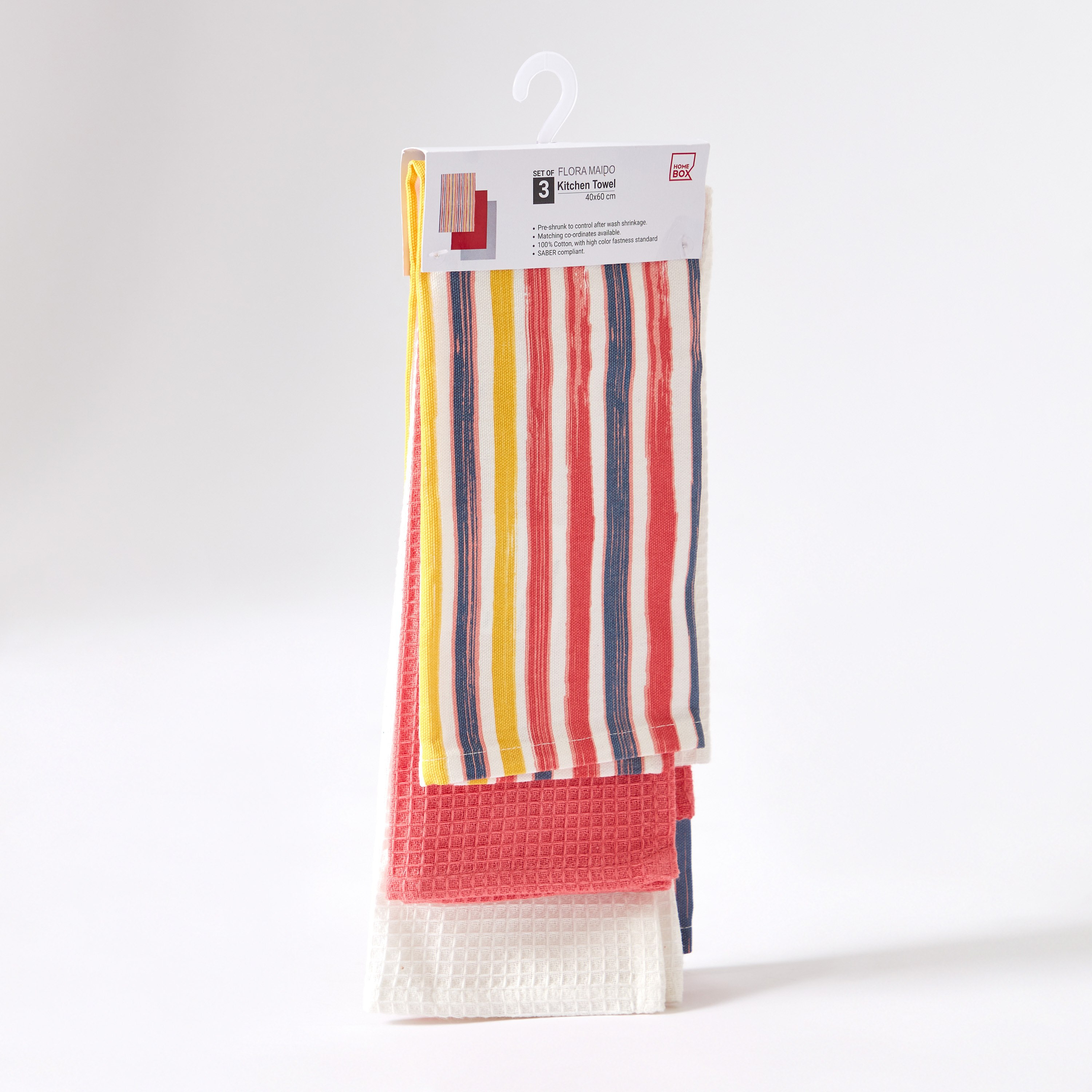 طقم مناشف مطبخ 3 قطع من فلورا مايدو - 40x60 سم-hbxhomeware-kitchenware-kitchenlinens-image-5