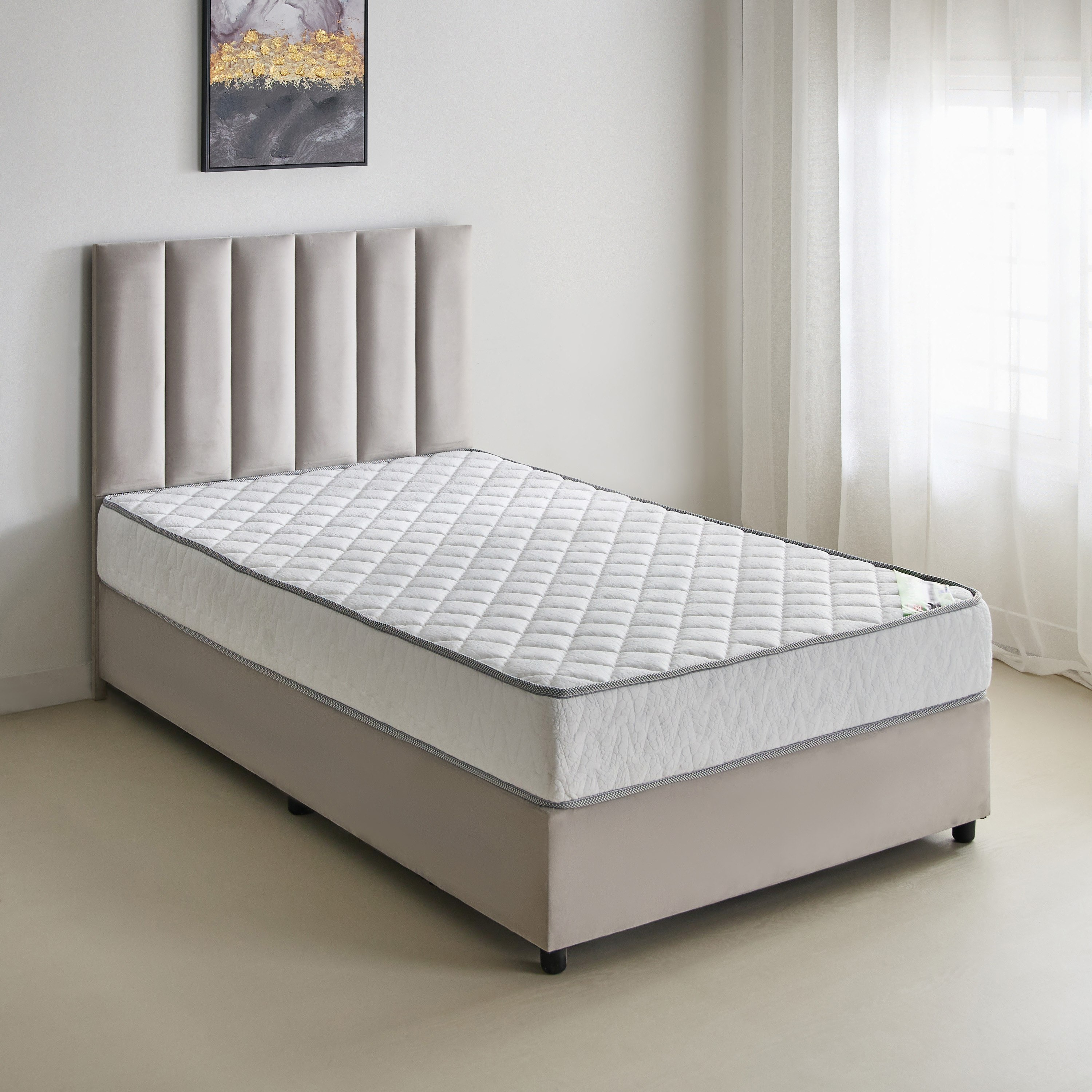 مرتبة كوين فائقة الصلابة من الإسفنج المجدد أي أورثو لاتكس فيرم من سليب نيست - 140x200x22 سم-hbxbedroom-mattresses-queen-image-2
