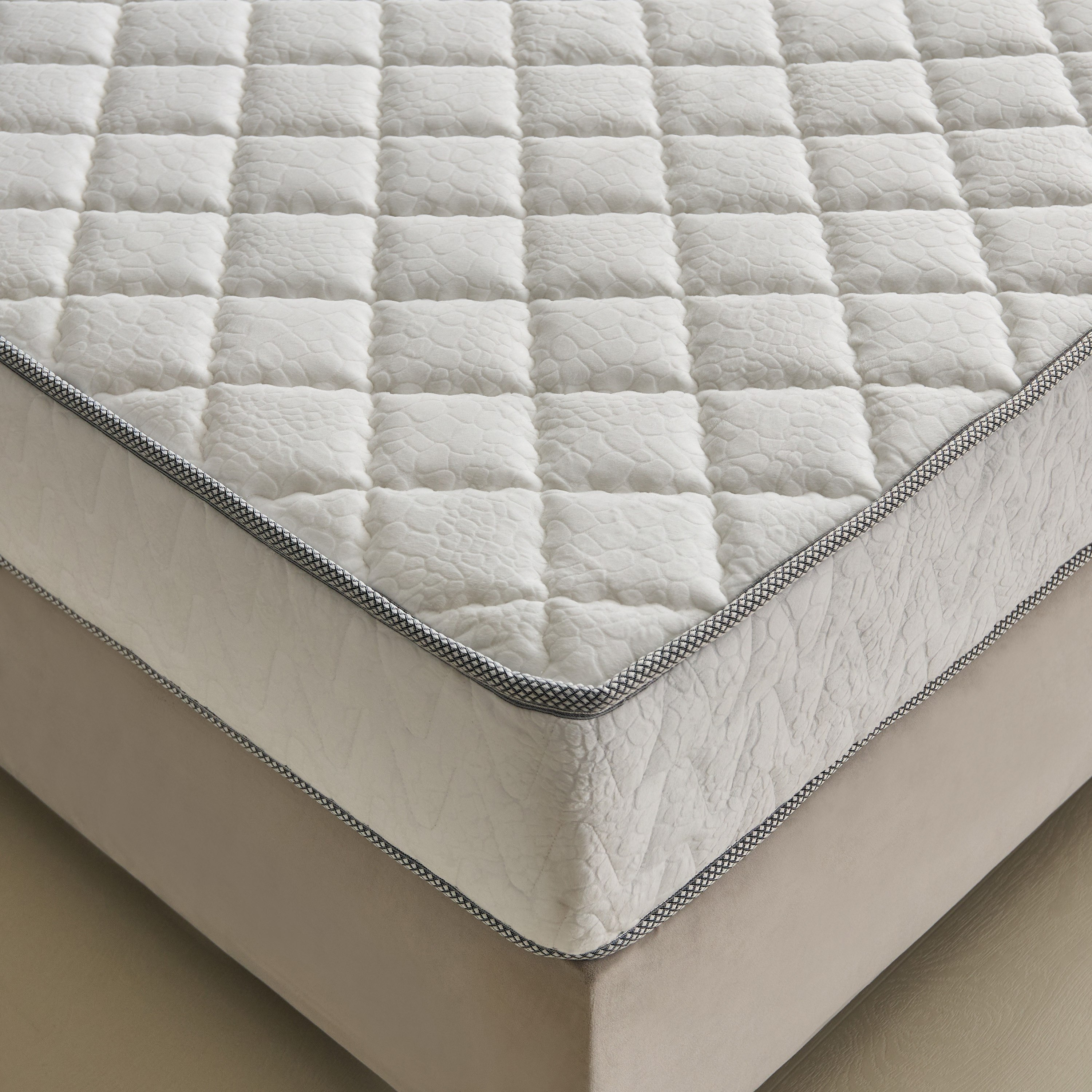 SleepNest iOrtho Latex Firm Extra Firm Rebonded Foam Queen Mattress - 150x200x22 cm-hbxbedroom-mattresses-queen-image-6