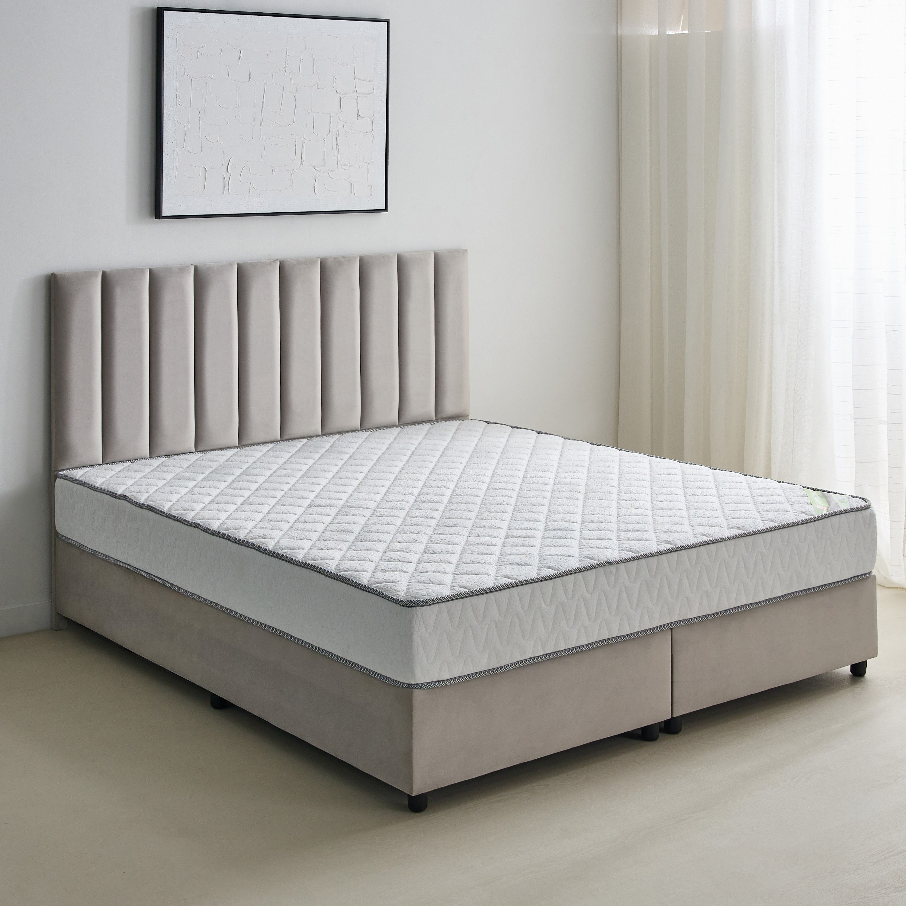 SleepNest iOrtho Latex Firm Extra Firm Rebonded Foam King Mattress - 180x200x22 cm-hbxfurniture-mattresses-king-image-2