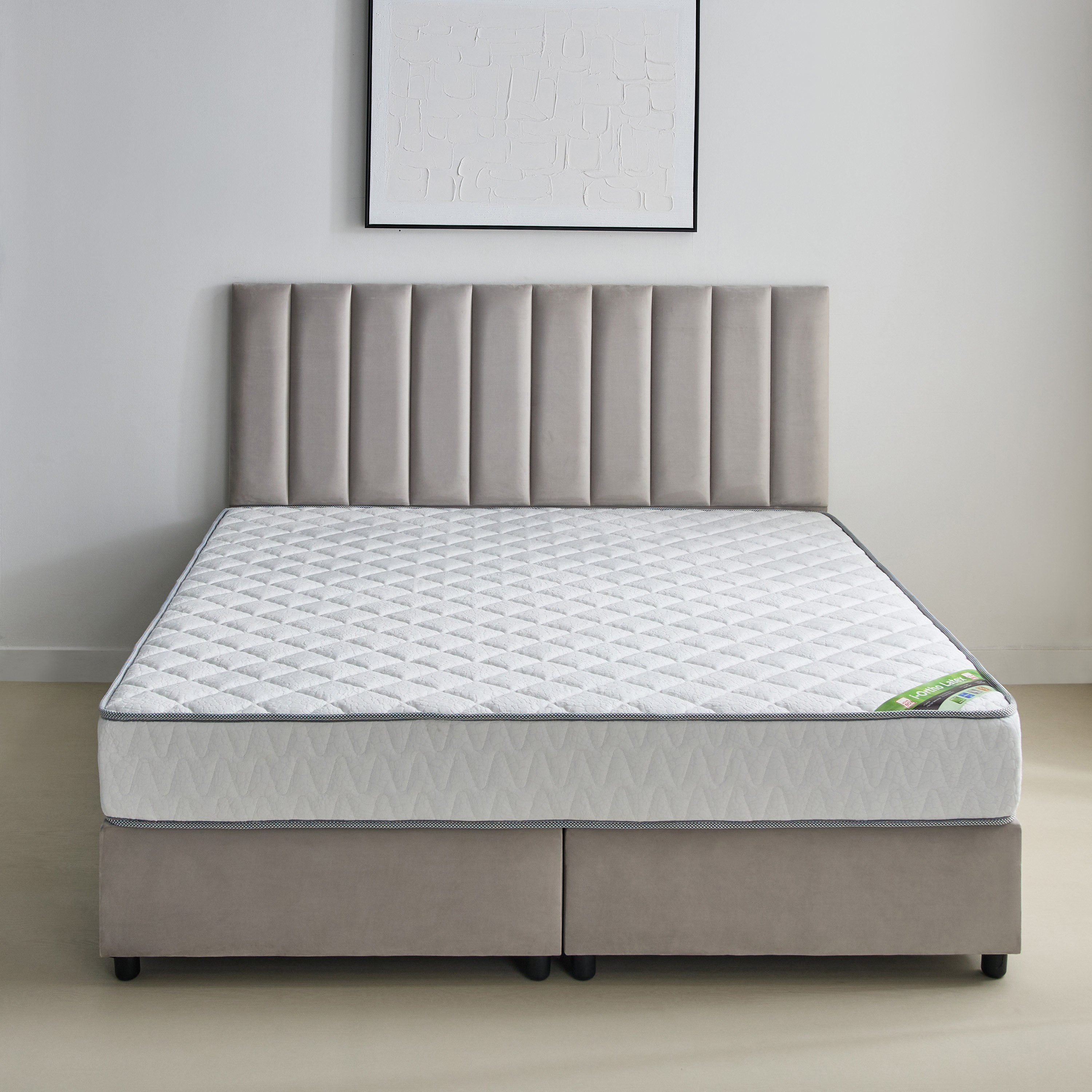 SleepNest iOrtho Latex Firm Extra Firm Rebonded Foam King Mattress - 180x200x22 cm-hbxfurniture-mattresses-king-image-3