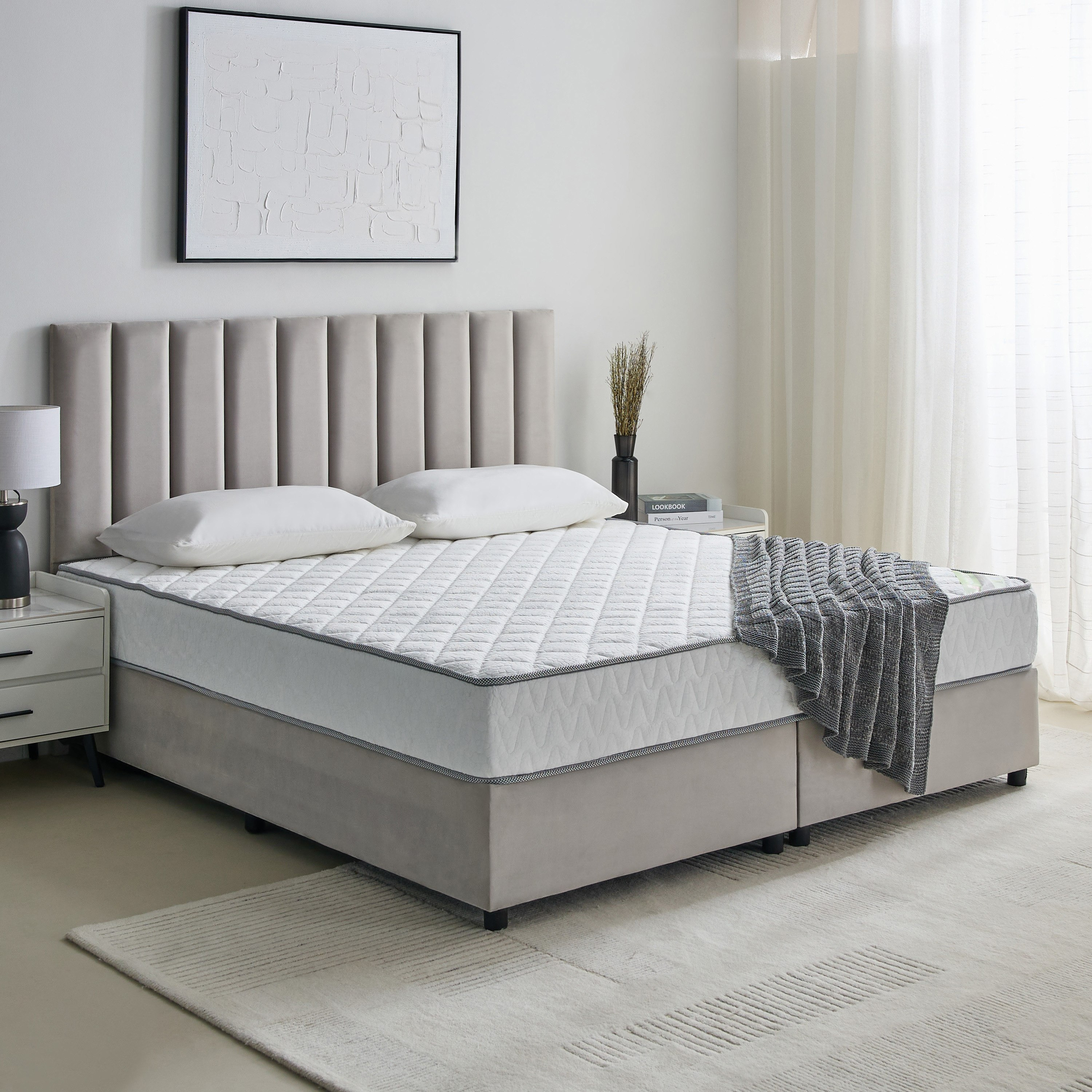 SleepNest iOrtho Latex Firm Extra Firm Rebonded Foam King Mattress - 180x200x22 cm-hbxfurniture-mattresses-king-image-9