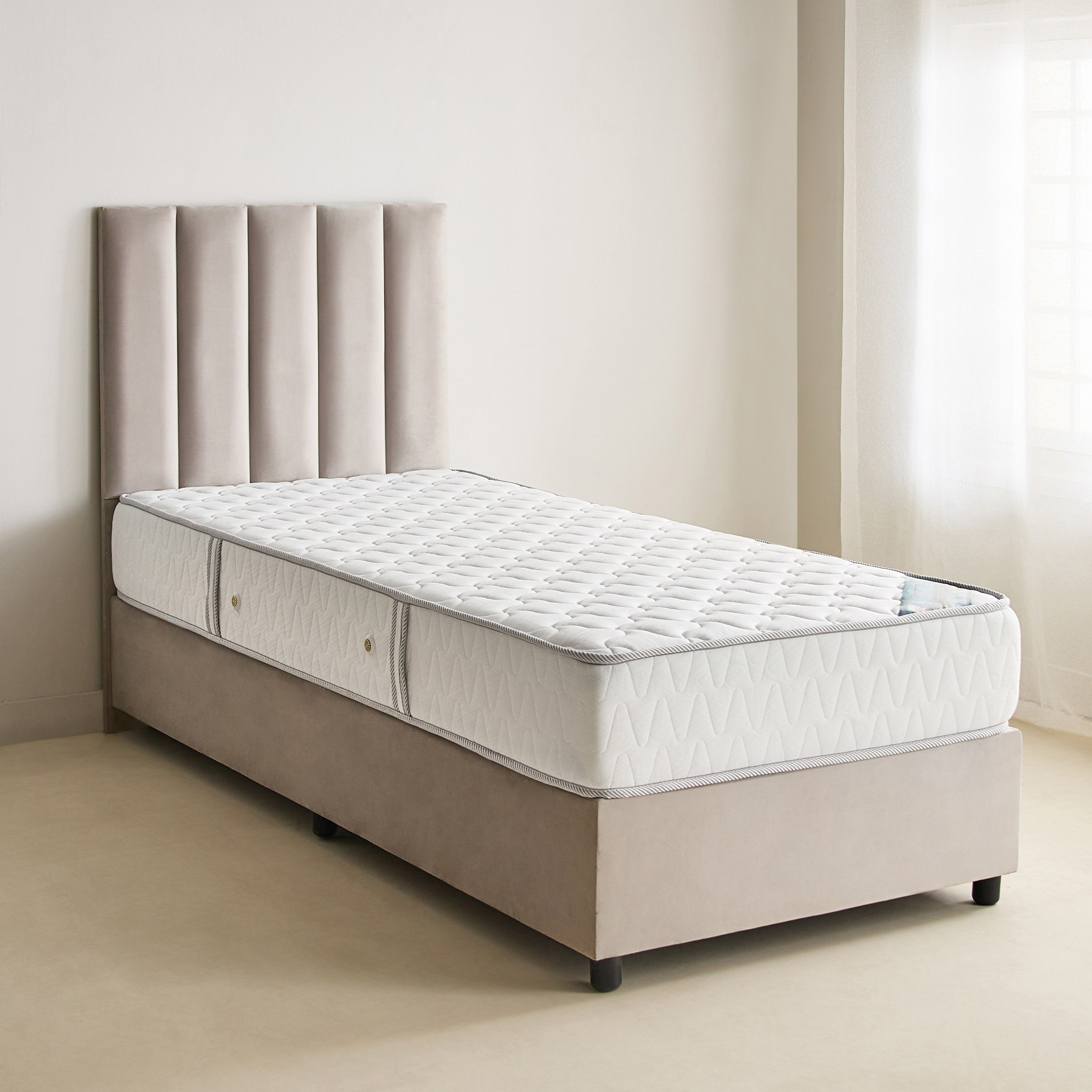 SleepNest-iPrestige Visco Soft Bonnell Spring Single Mattress - 90x200x23 cm-hbxfurniture-bedroom-mattresses-single-image-2