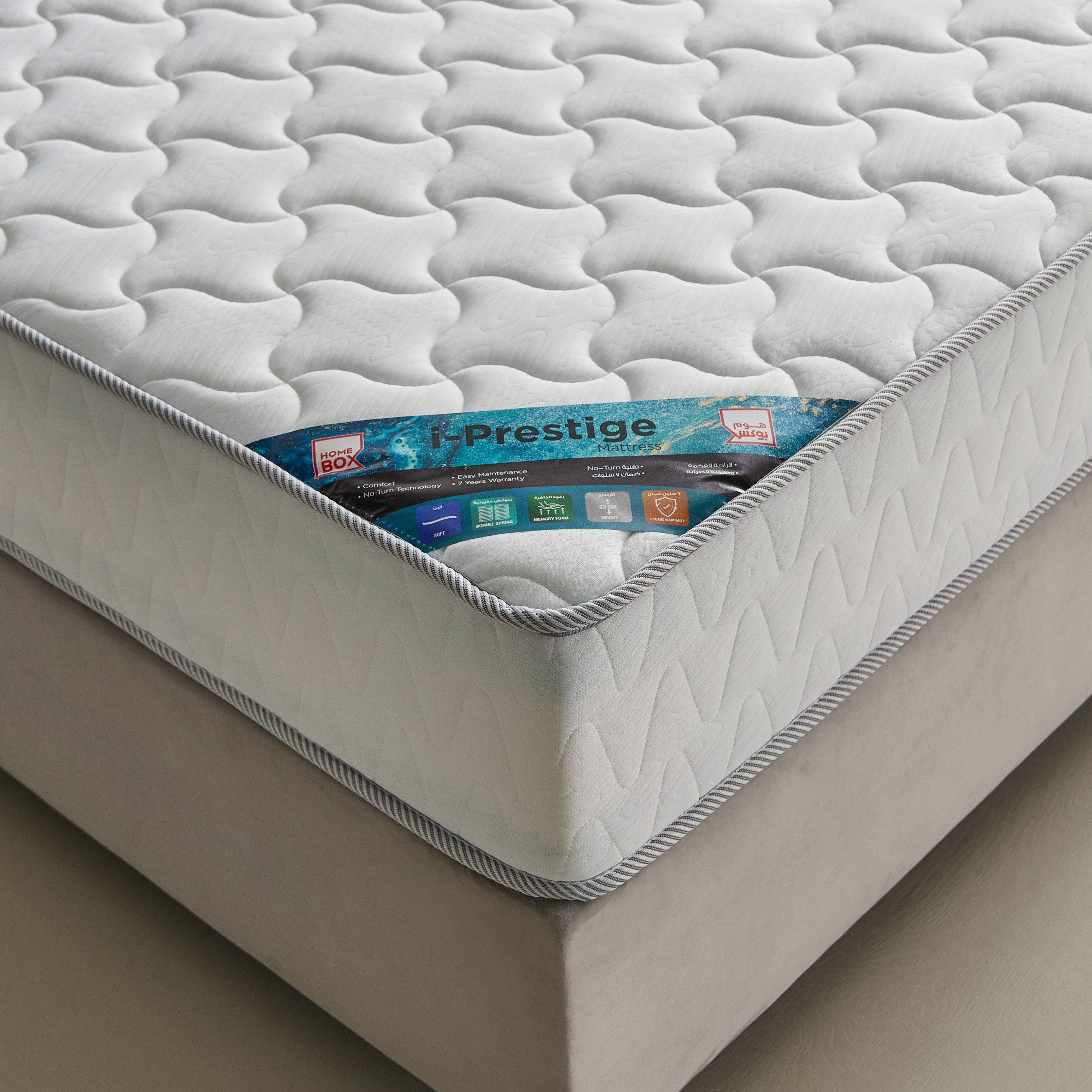 SleepNest-iPrestige Visco Soft Bonnell Spring Twin Mattress - 120x200x23 cm-hbxfurniture-mattresses-twin-image-6