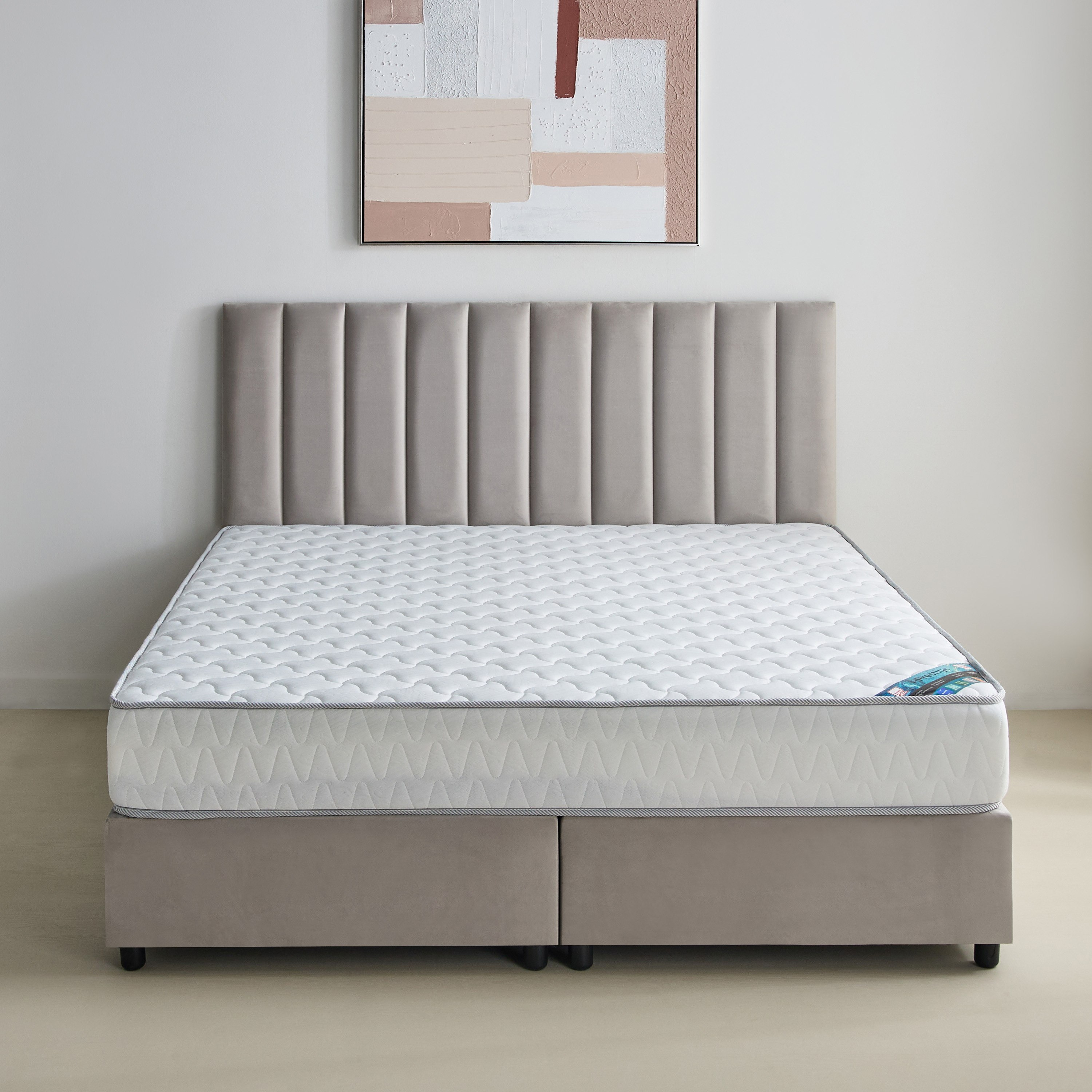 SleepNest-iPrestige Visco Soft Bonnell Spring Super King Mattress - 200x200x23 cm-hbxfurniture-mattresses-superking-image-3