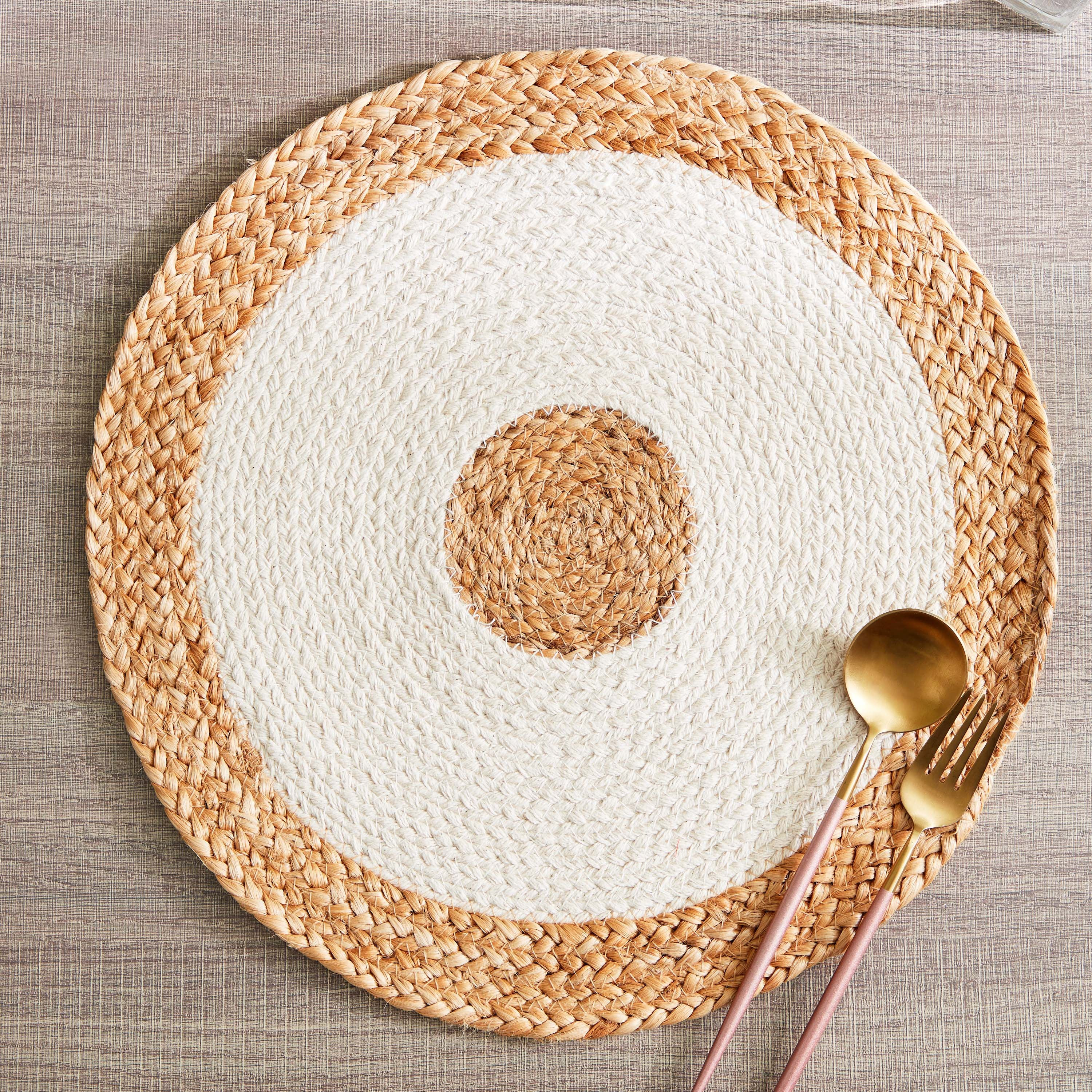 لبادة صحون مستديرة مضفرة جيم الجوت - 38 سم-hbxdecorandfurnishings-homefurnishings-tablelinens-image-2