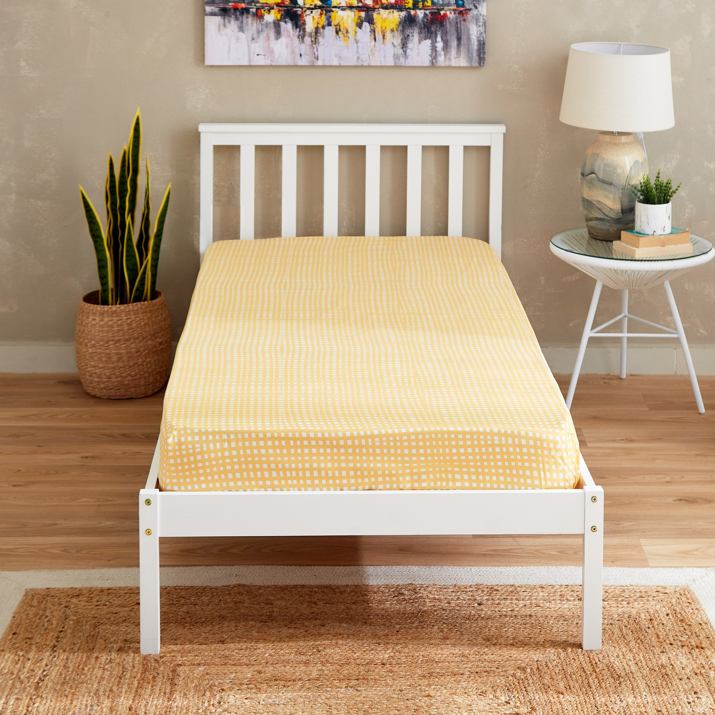 شرشف مطّاطي فردي من ماتريكس موتلي - 90x200+20 سم-hbxhomeware-hbxbedroom-image-2