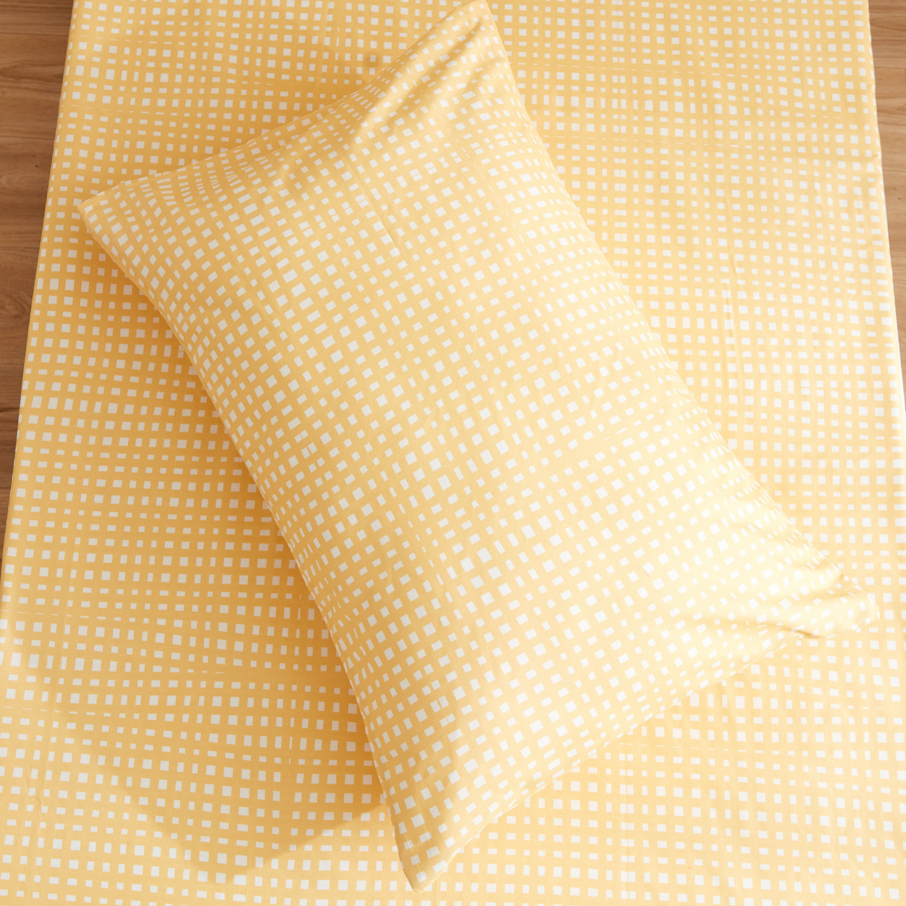 طقم شرشف مسطح فردي قطعتين موتلي من ماتريكس - 140x240 سم-hbxhomeware-hbxbedroom-image-4
