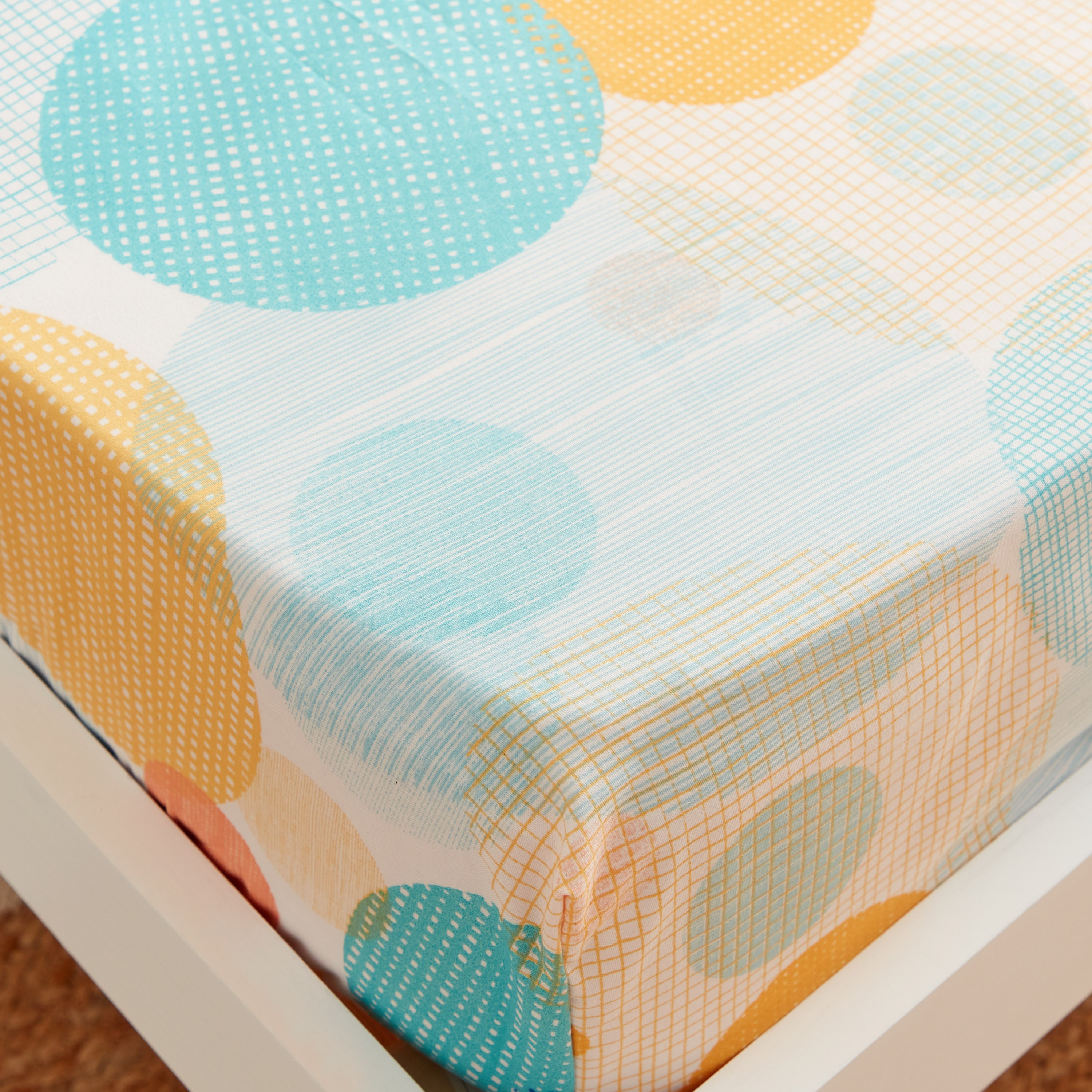 Matrix Centric Single Fitted Sheet - 90x200+20 cm-hbxhomeware-hbxbedroom-image-4
