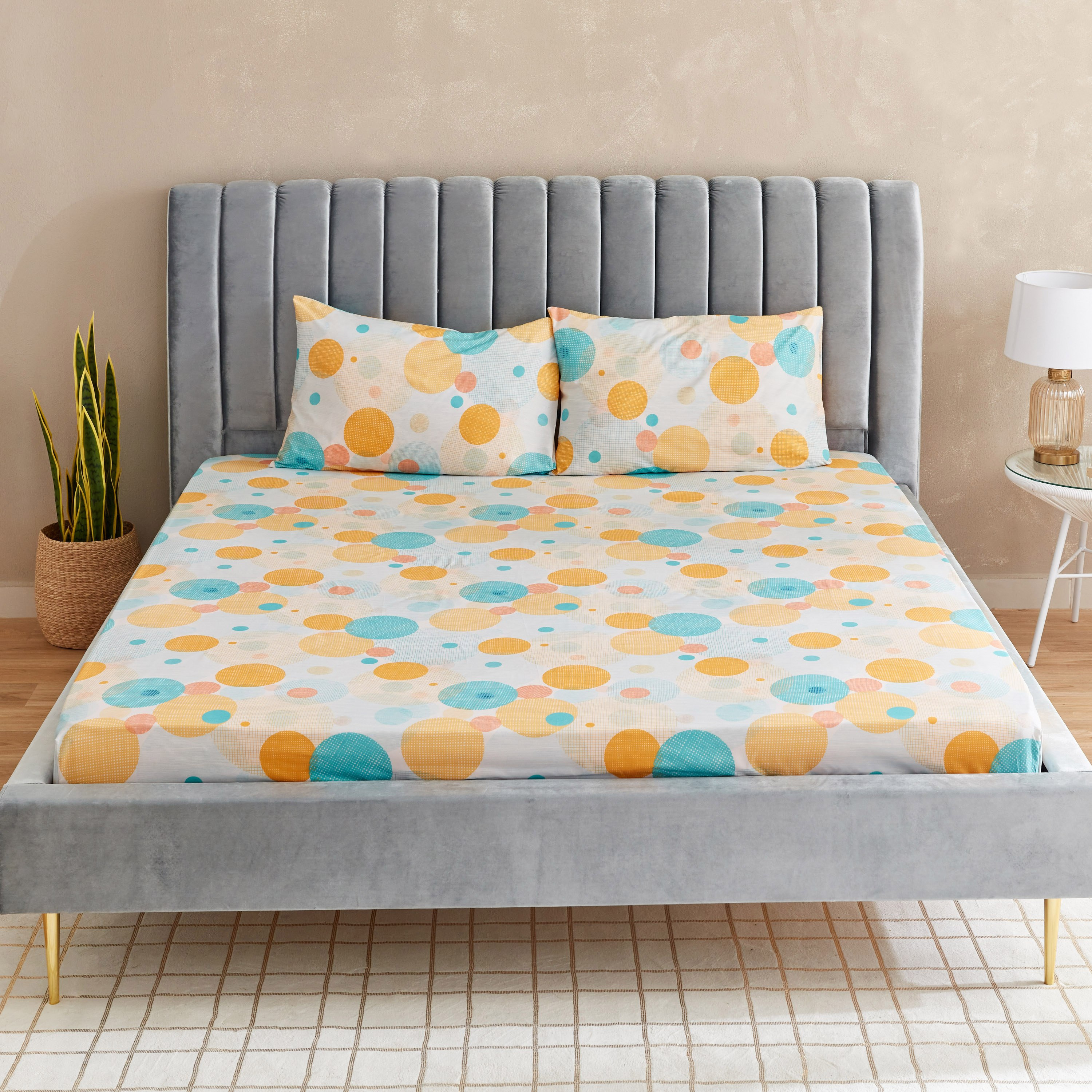 طقم شرشف مسطح سوبر كينج 3 قطع من ماتريكس - 240x240 سم-hbxhomeware-hbxbedroom-image-2